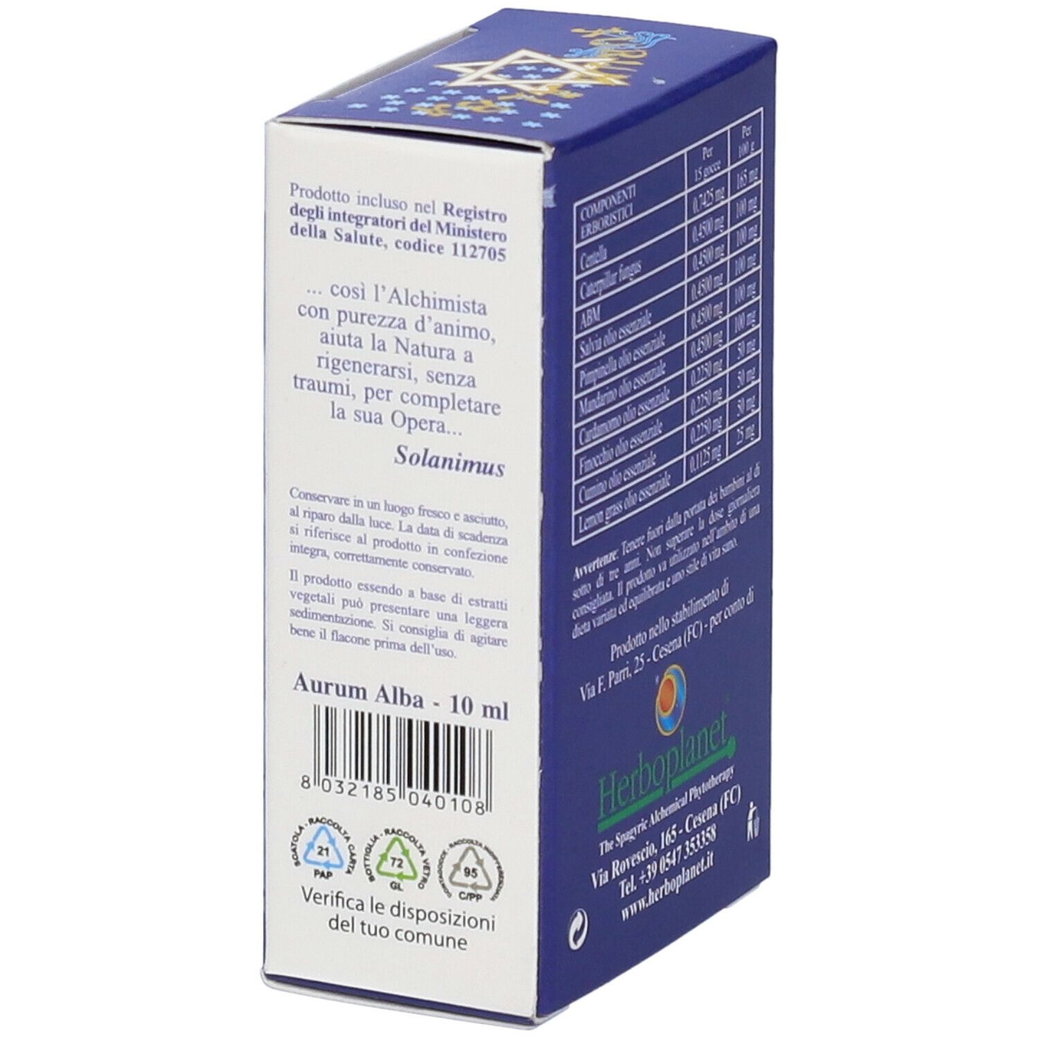 Aurum Alba Gocce 10 Ml