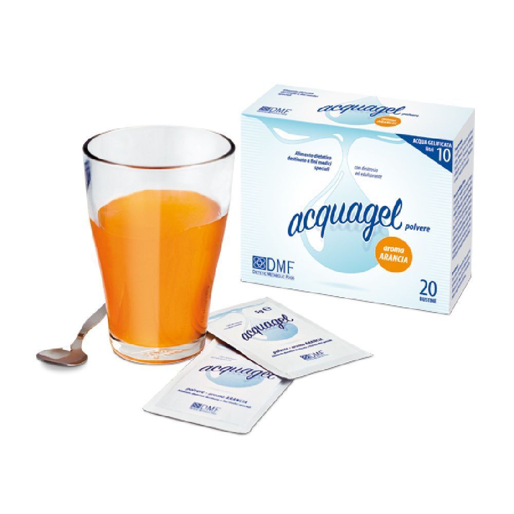 Acquagel Arancia Polvere Addensante 20 Bustine 5 G