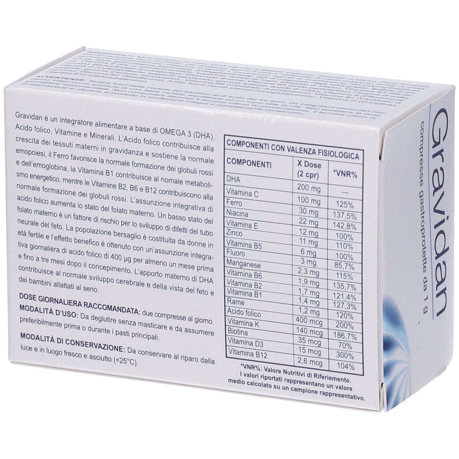 Gravidan 60 Compresse Gastroprotette