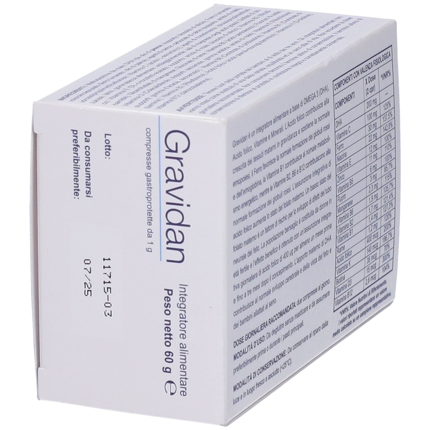 Gravidan 60 Compresse Gastroprotette