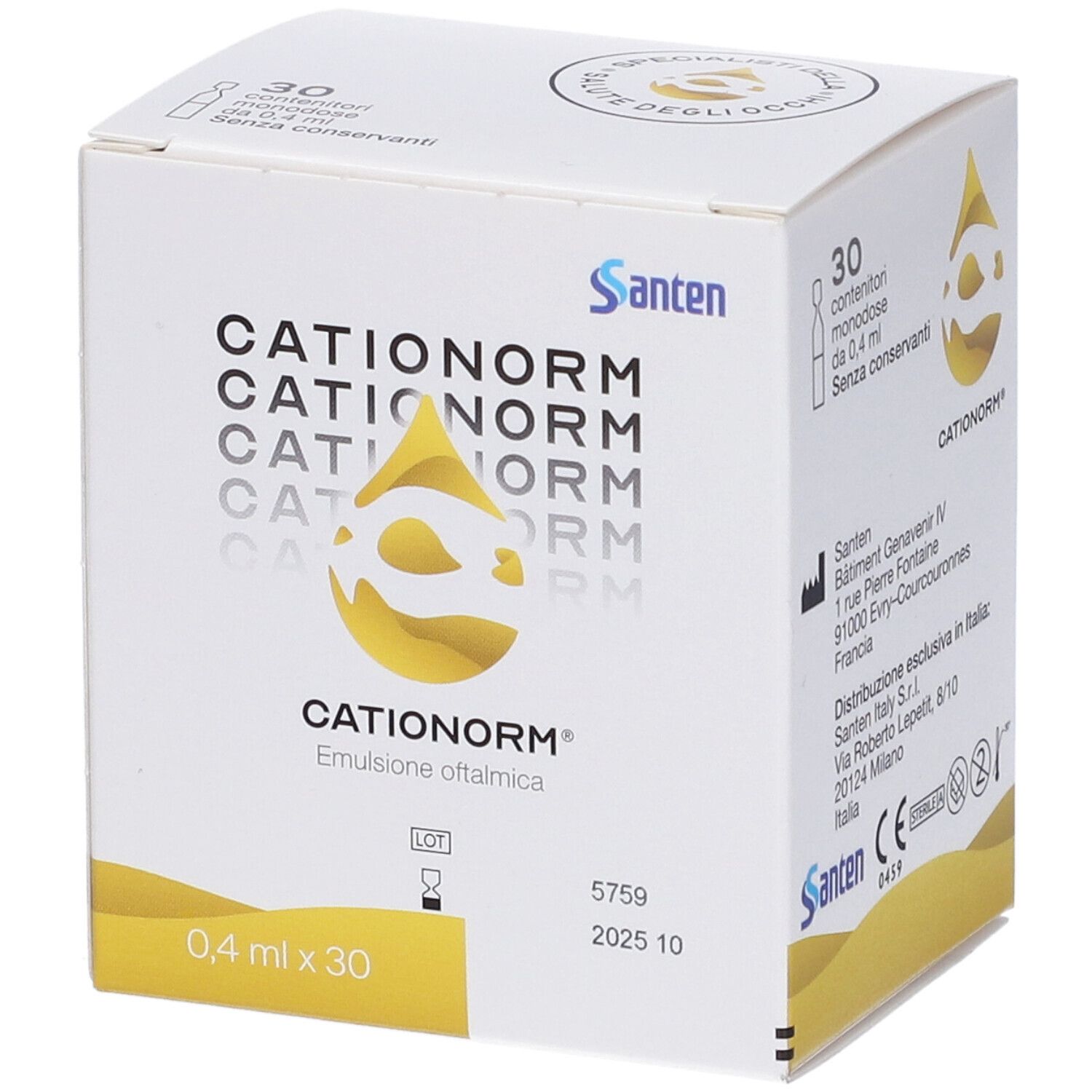 Cationorm® Emulsione Oftalmica Monodose