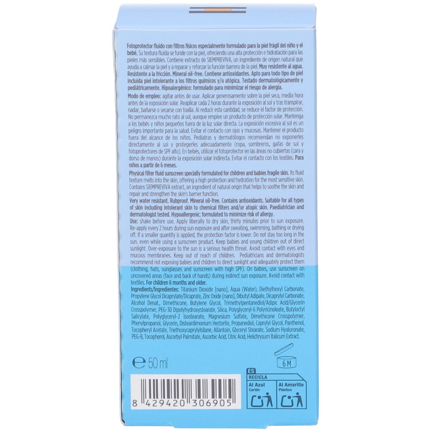 ISDIN Mineral Baby Pediatrics SPF50