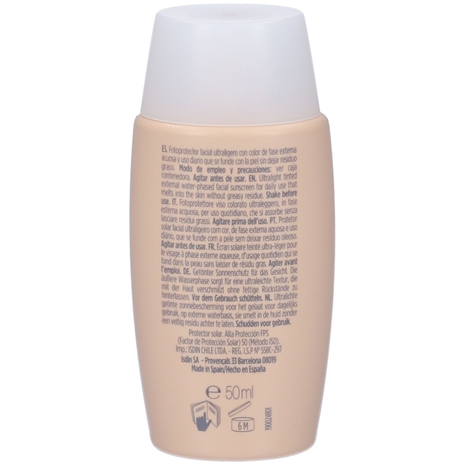 ISDIN Fusion Water Magic Color Light SPF50