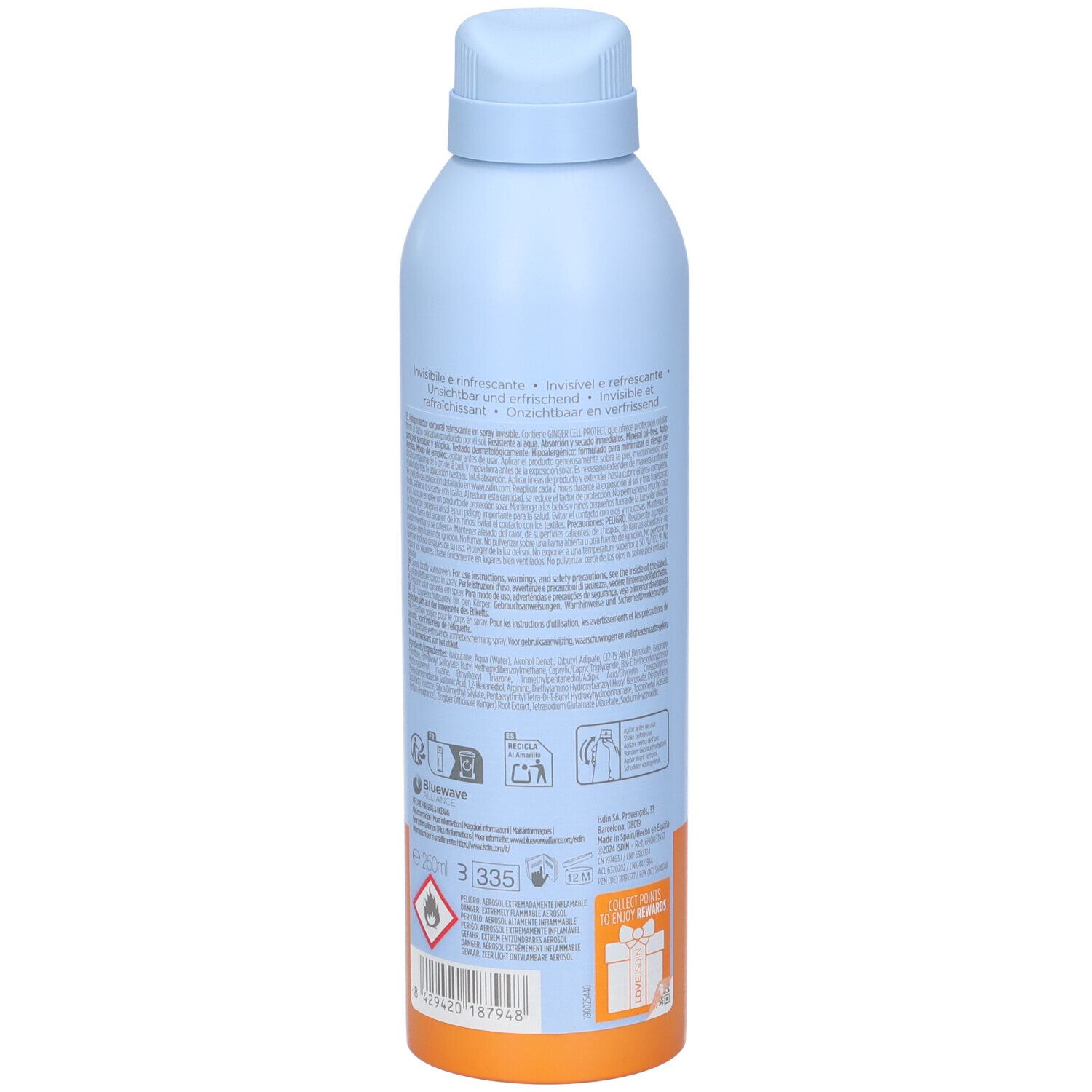 ISDIN Fotoprotector Spray Trasparente SPF 50