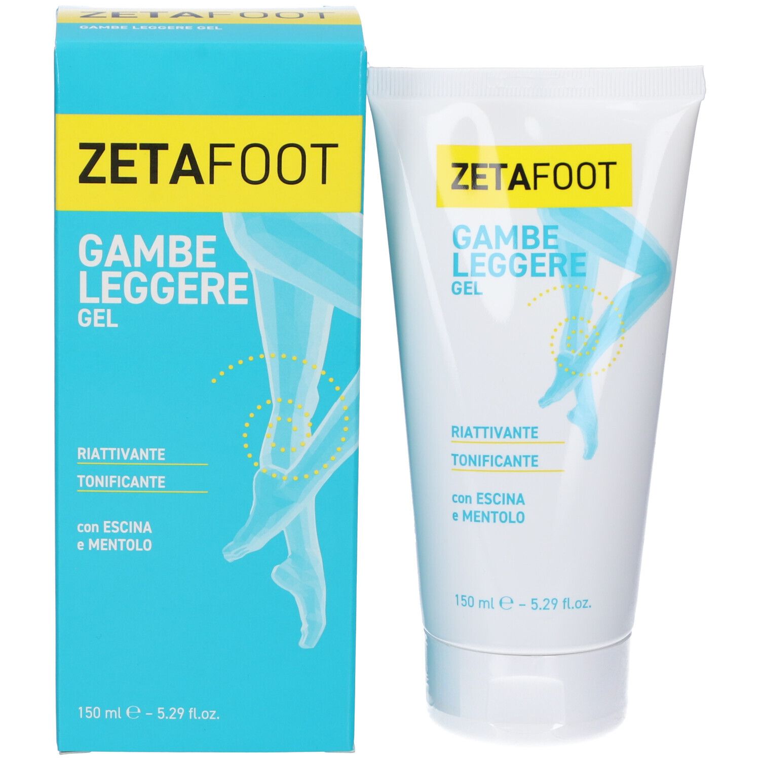 Zetafoot Gel Gambe Leggere