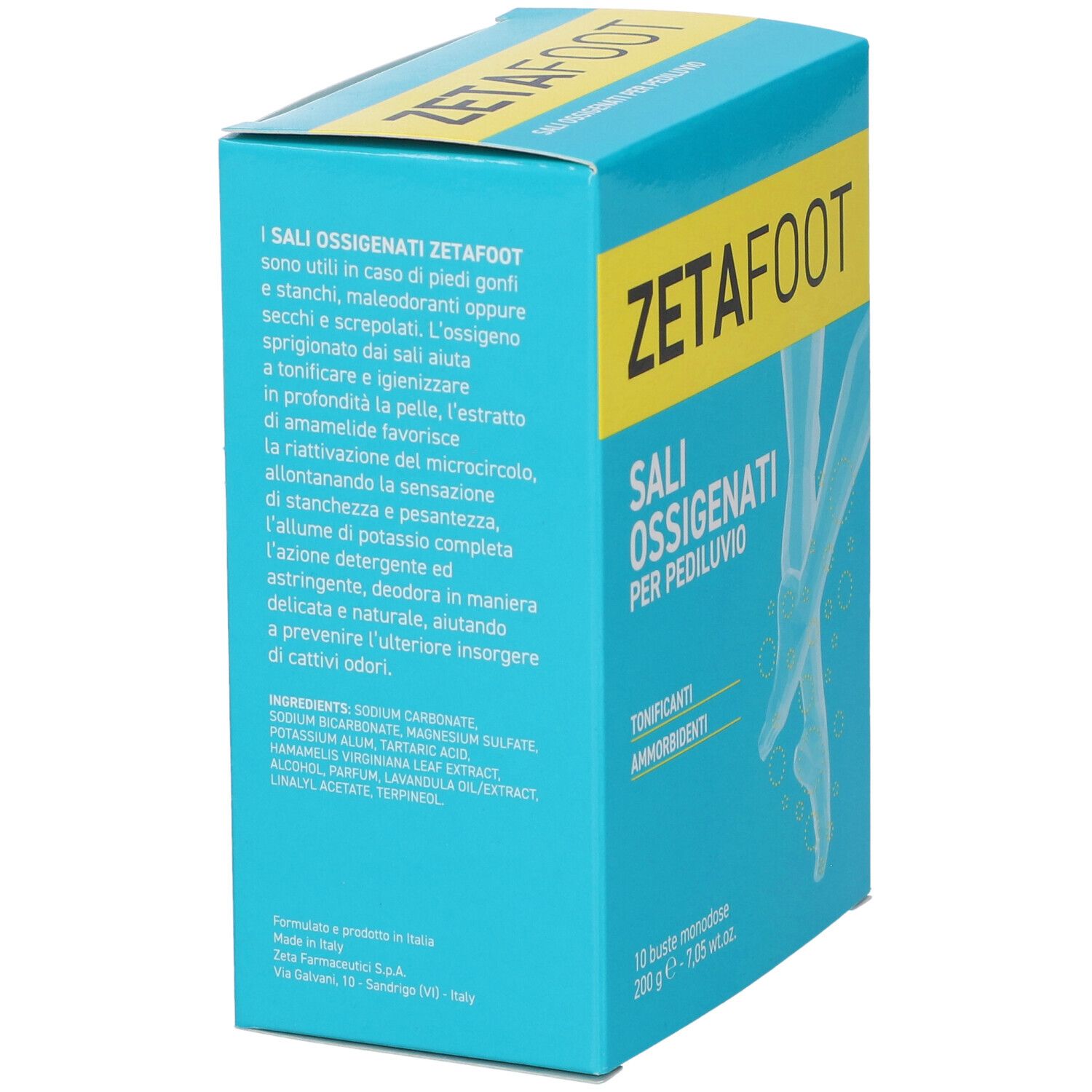 Zetafoot Sali Ossigenati Bustine