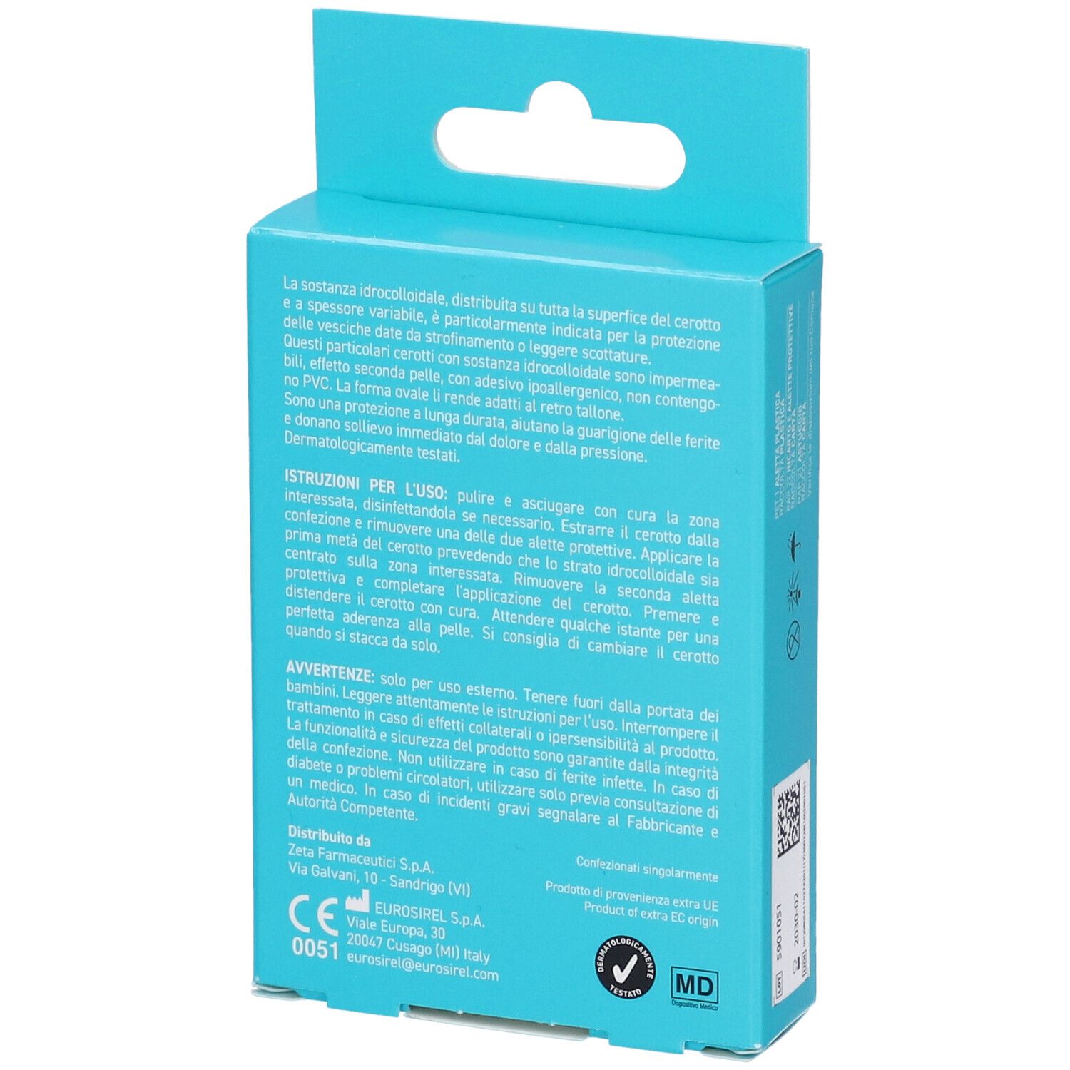 Zetafoot Cerotto Idrocolloidale Vesciche 6 Pezzi