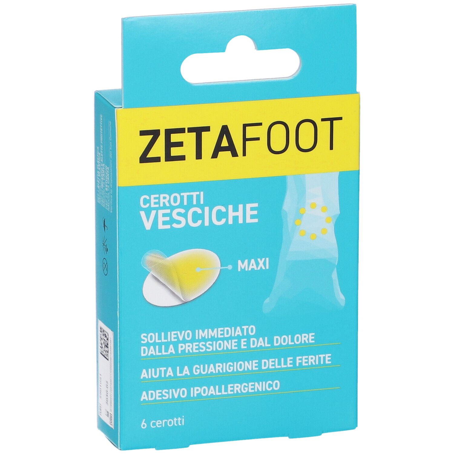 Zetafoot Cerotto Idrocolloidale Vesciche 6 Pezzi