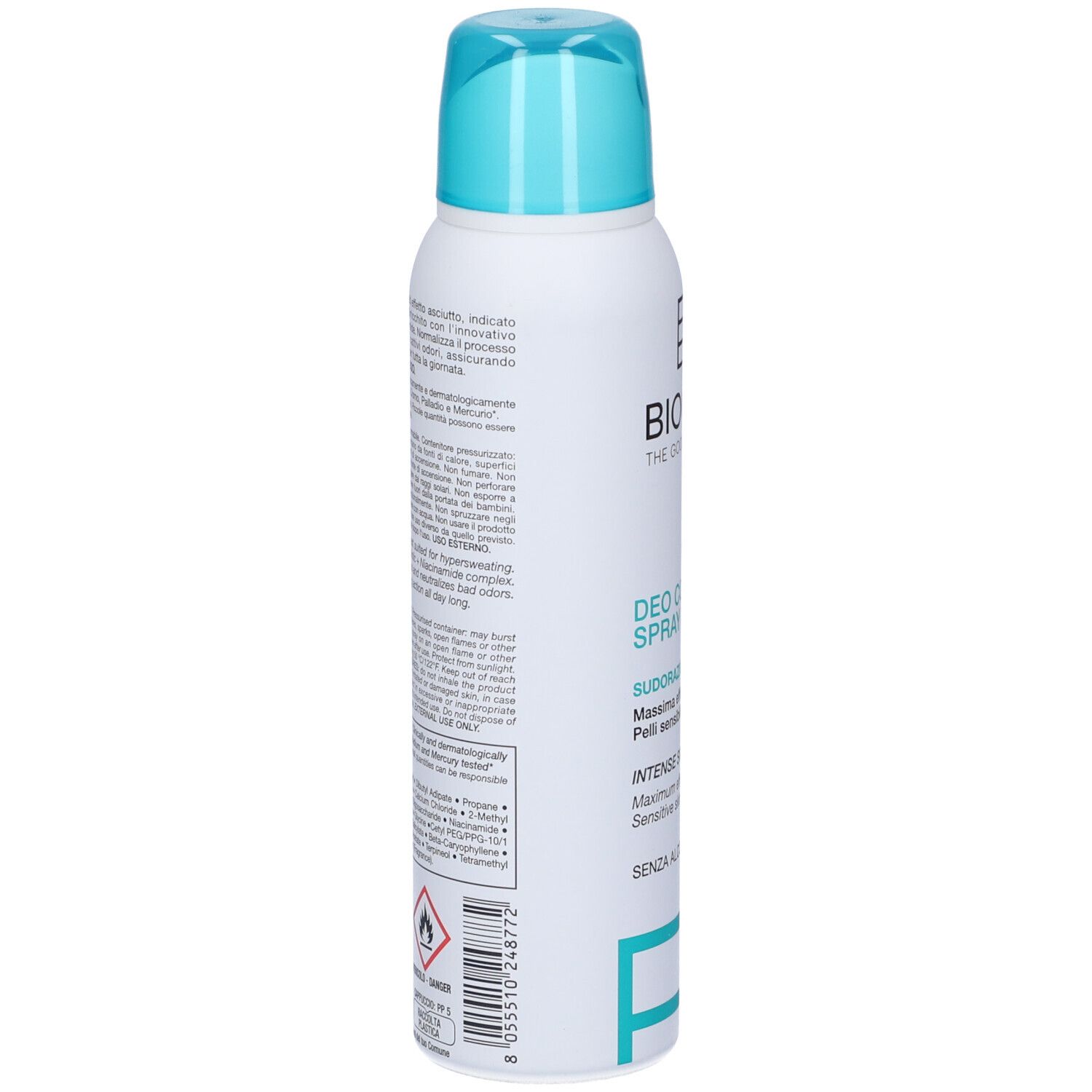 Bioclin Deo Control Spray Dry Deodorante Sudorazione Intensa