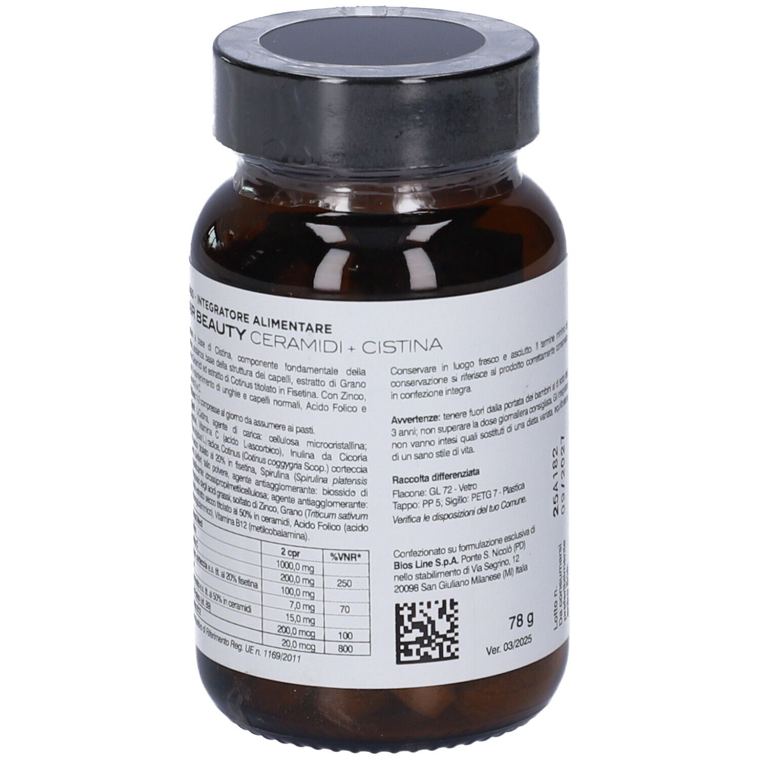 Principium Hair Beauty 60 Compresse Da 1,3 G