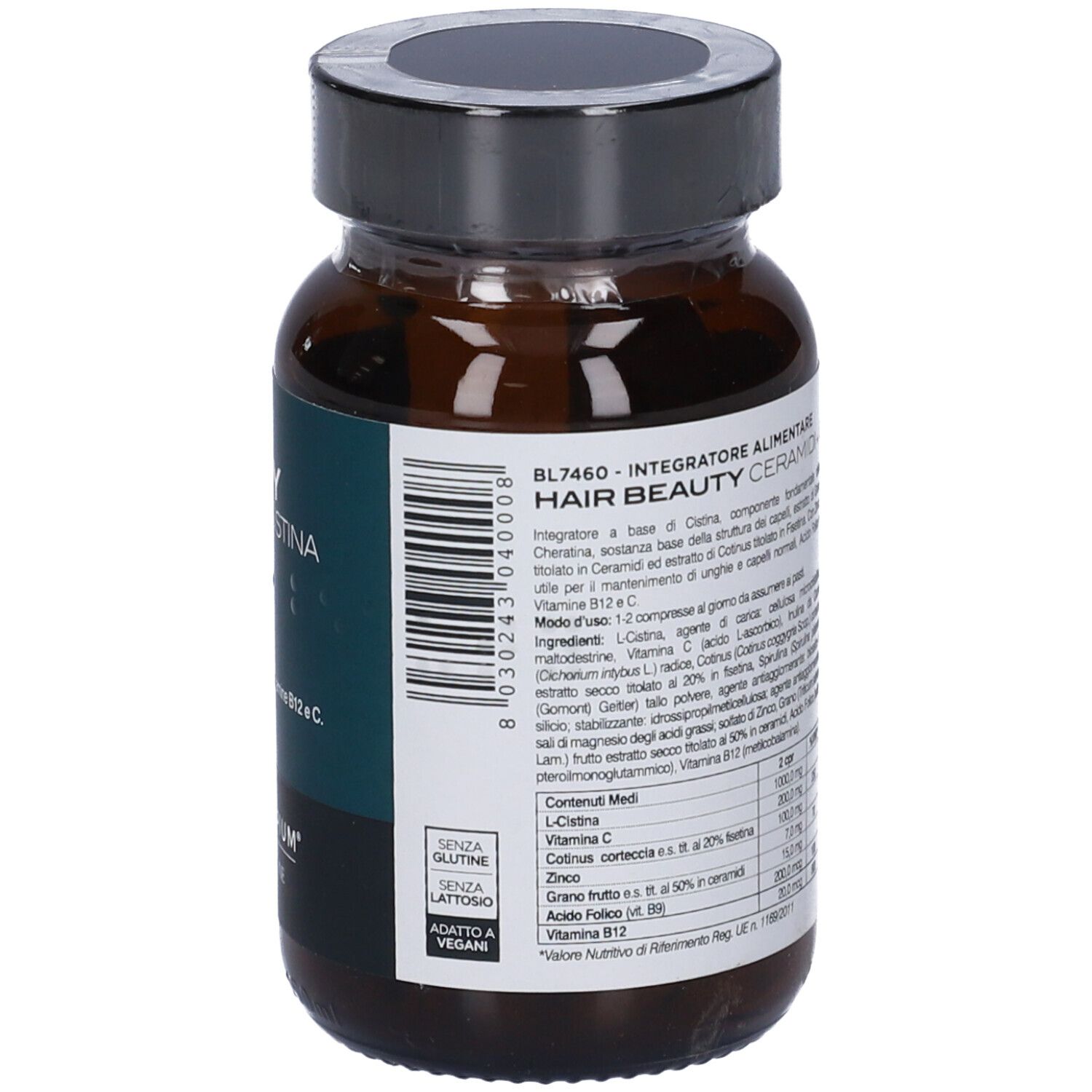 Principium Hair Beauty 60 Compresse Da 1,3 G