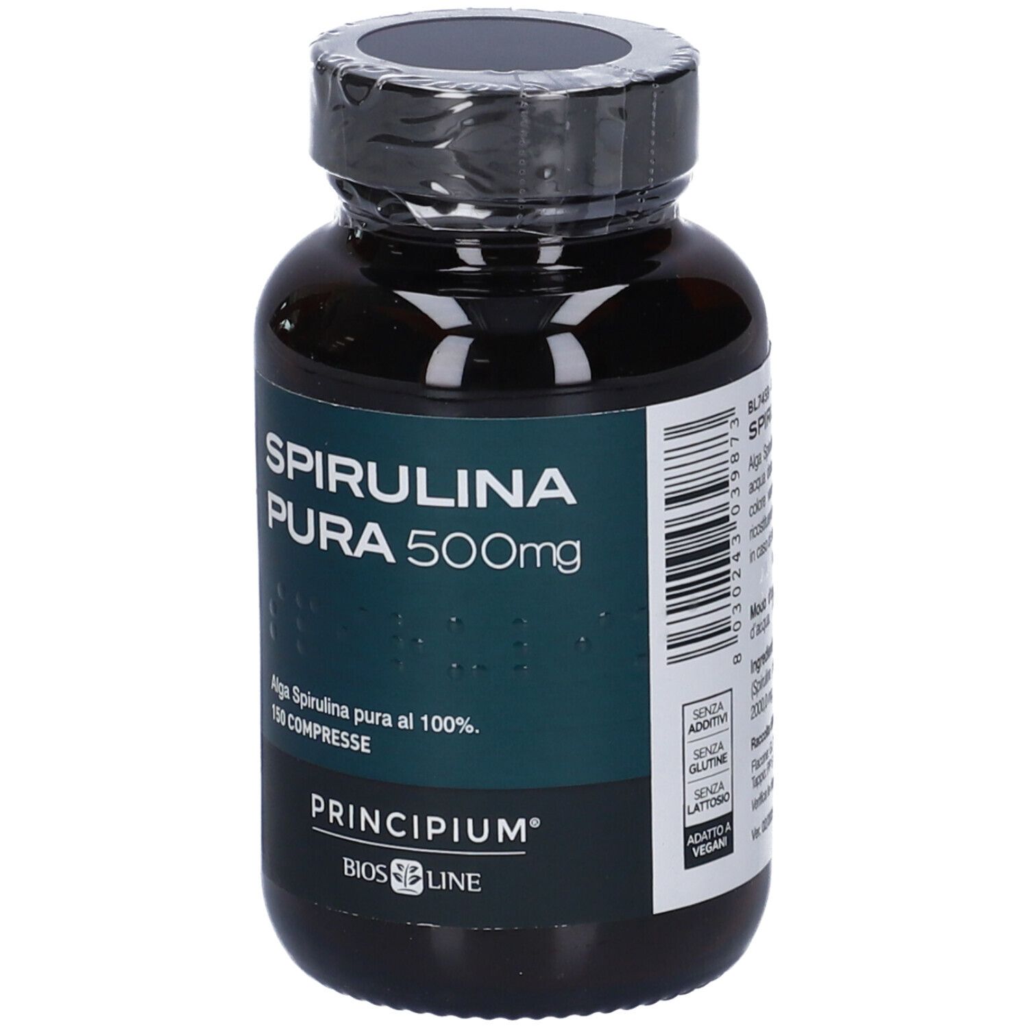 Principium Spirulina Pura 150 Compresse Da 0,5 G