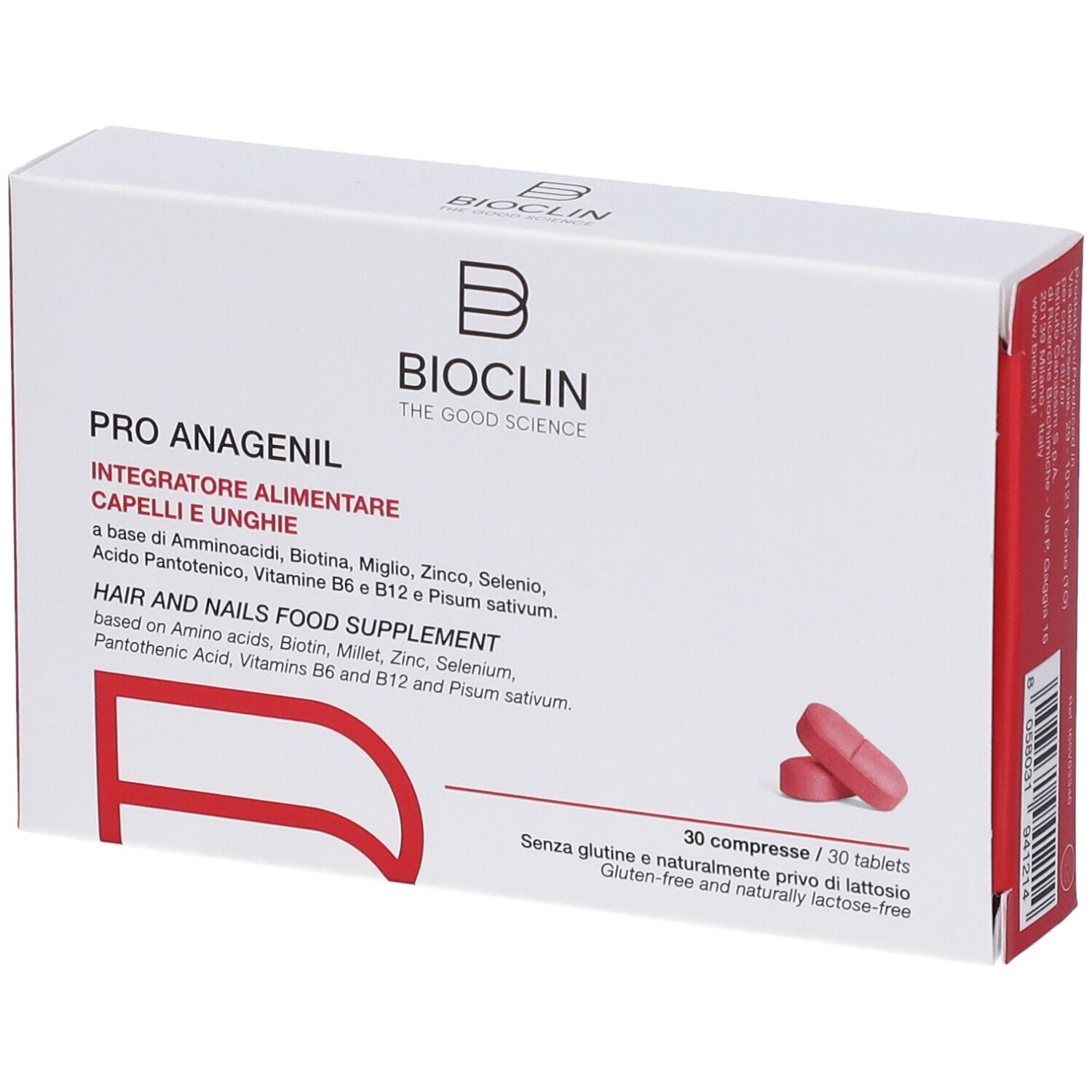 Bioclin Pro Anagenil Capelli e Unghie Compresse + BIOC.PRO CR.BALSAMO CAP.RINF.200ML GRATIS