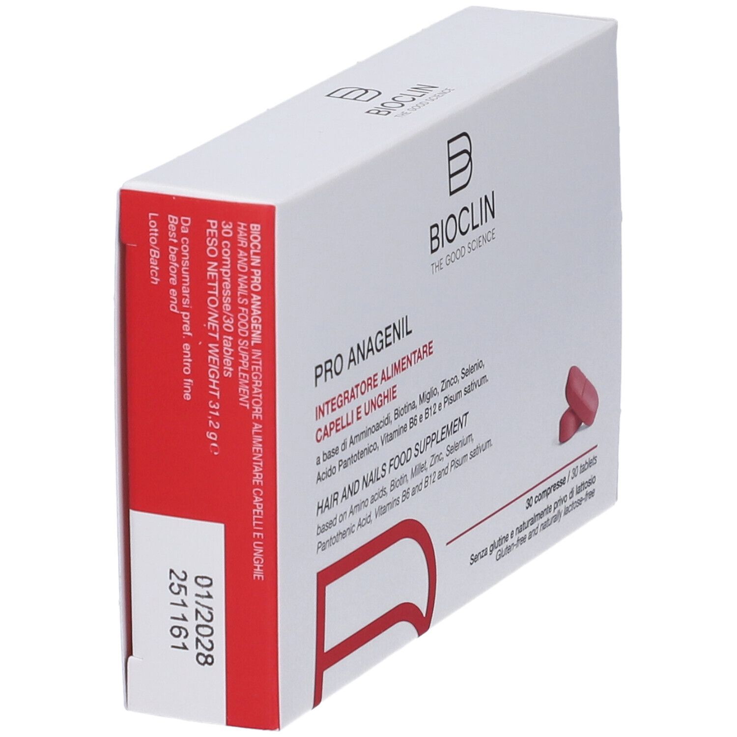 Bioclin Pro Anagenil Capelli e Unghie Compresse