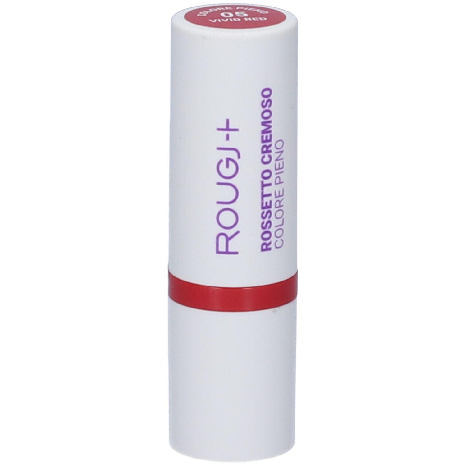 Rougj Rossetto Cremoso Colore Pieno 05 - Vivid Red