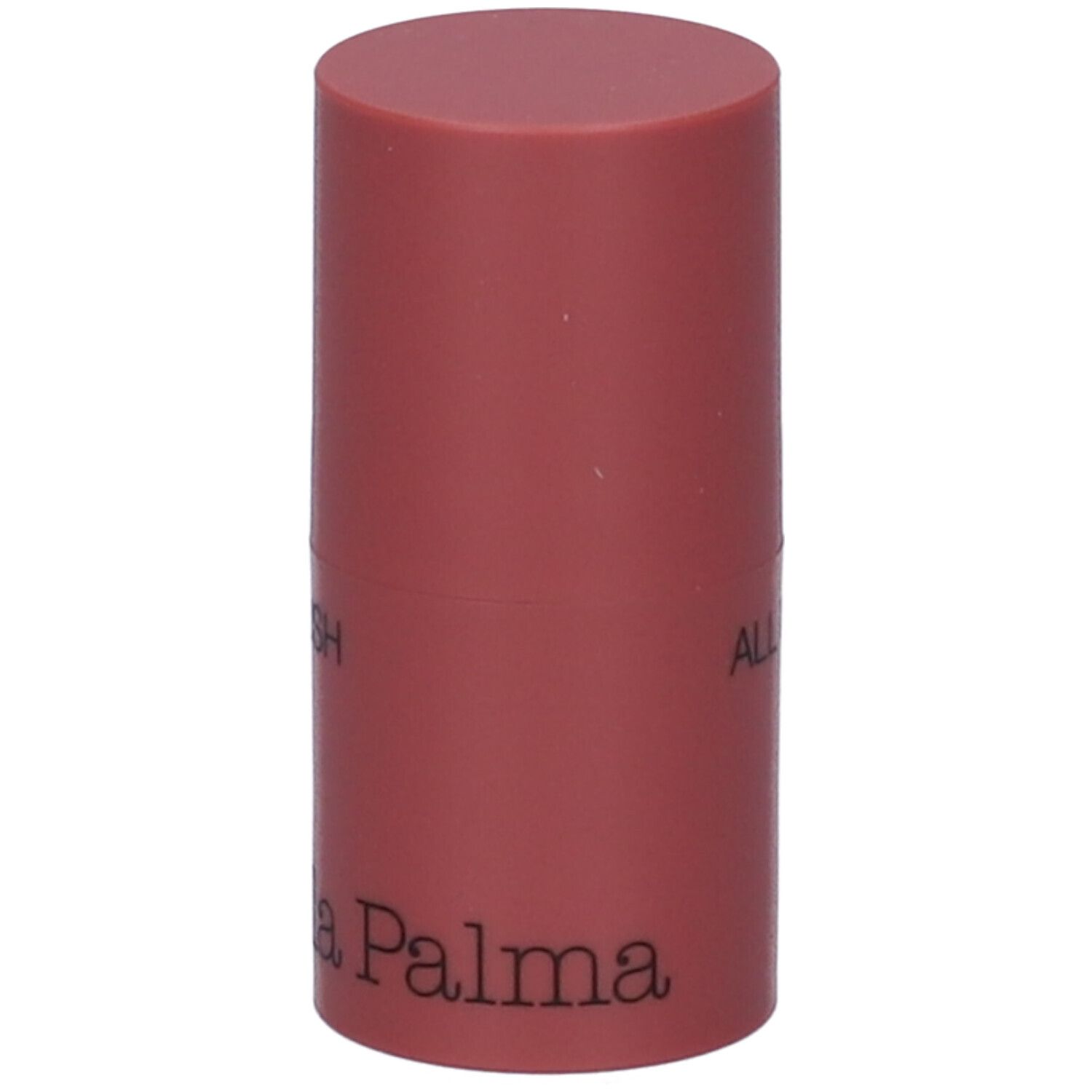 Stick blush rosa cilindrico. Scritta: BLUSH e Diego dalla Palma.