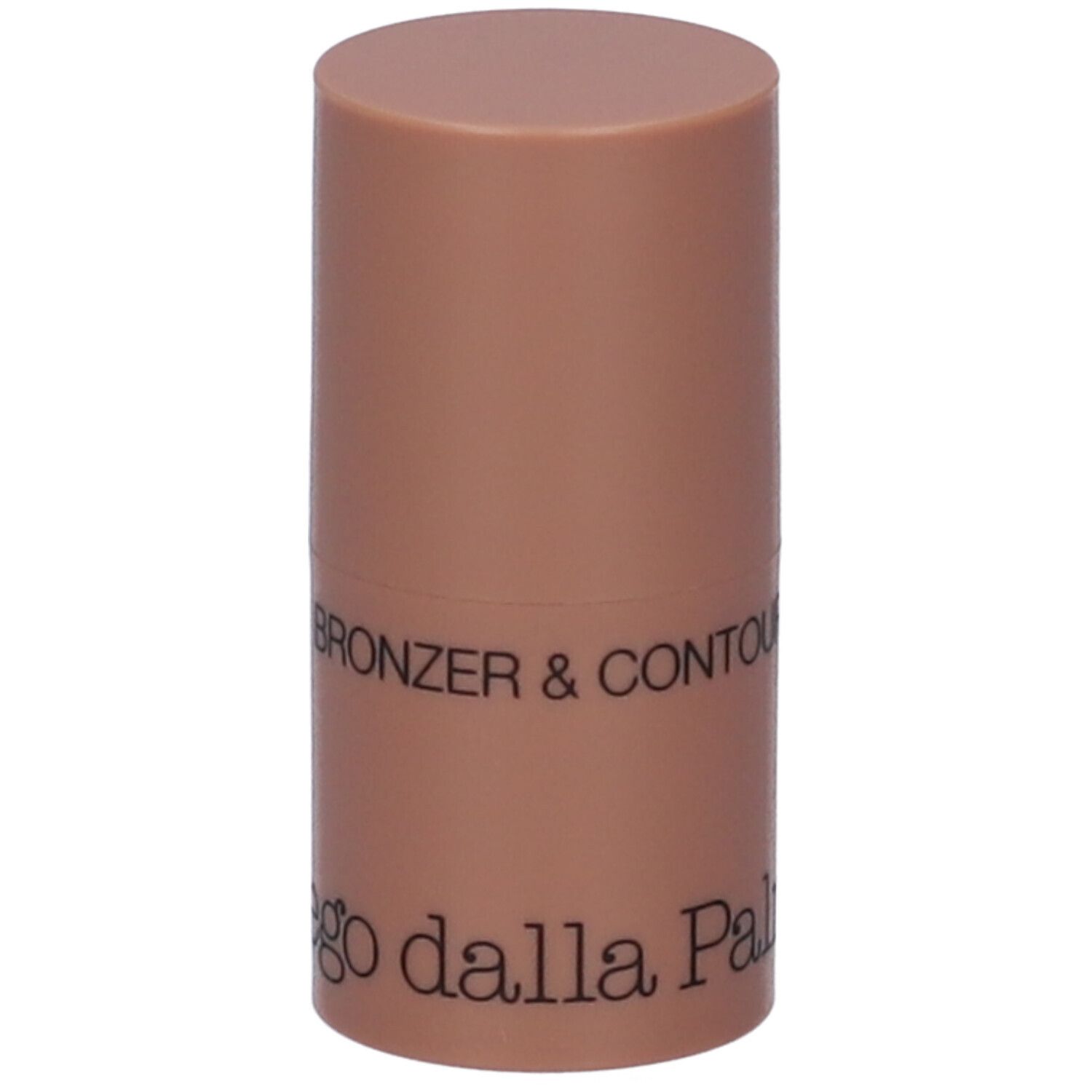 Stick bronzer e contouring cilindrico. Colore marrone chiaro. Scritta: Diego dalla Palma.