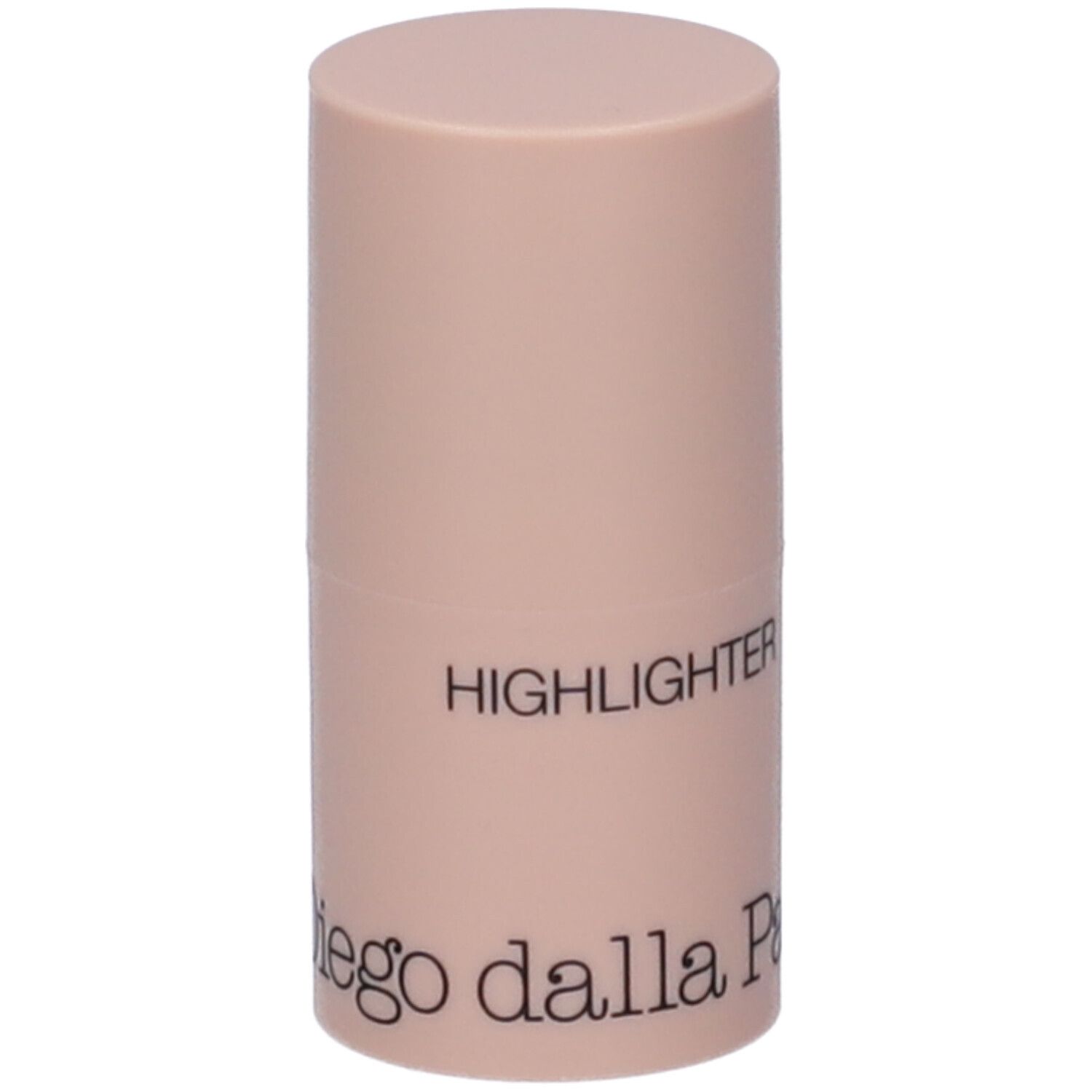 Stick illuminante beige. Scritta: HIGHLIGHTER e Diego dalla Palma.