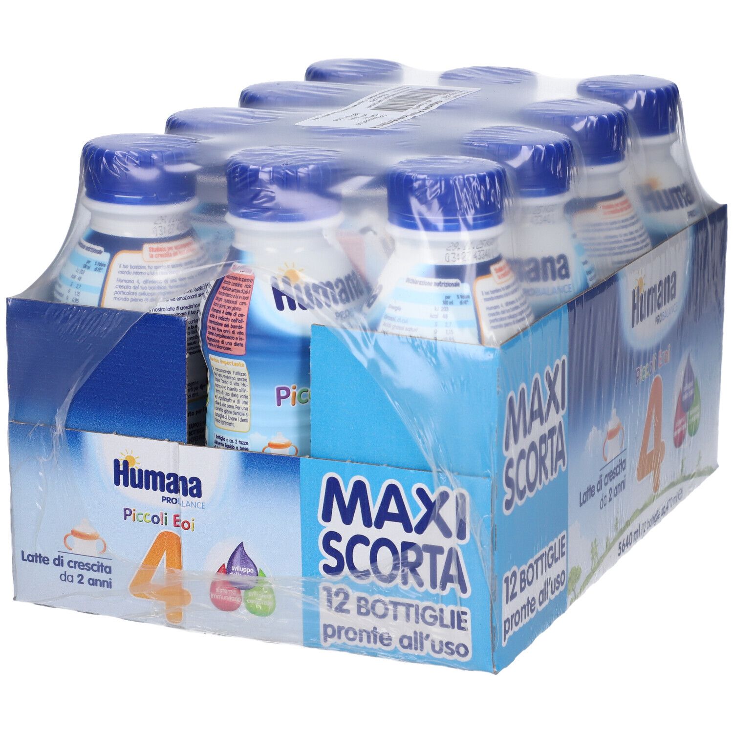 Humana 4 Probalance Multipack 12 Bottiglie