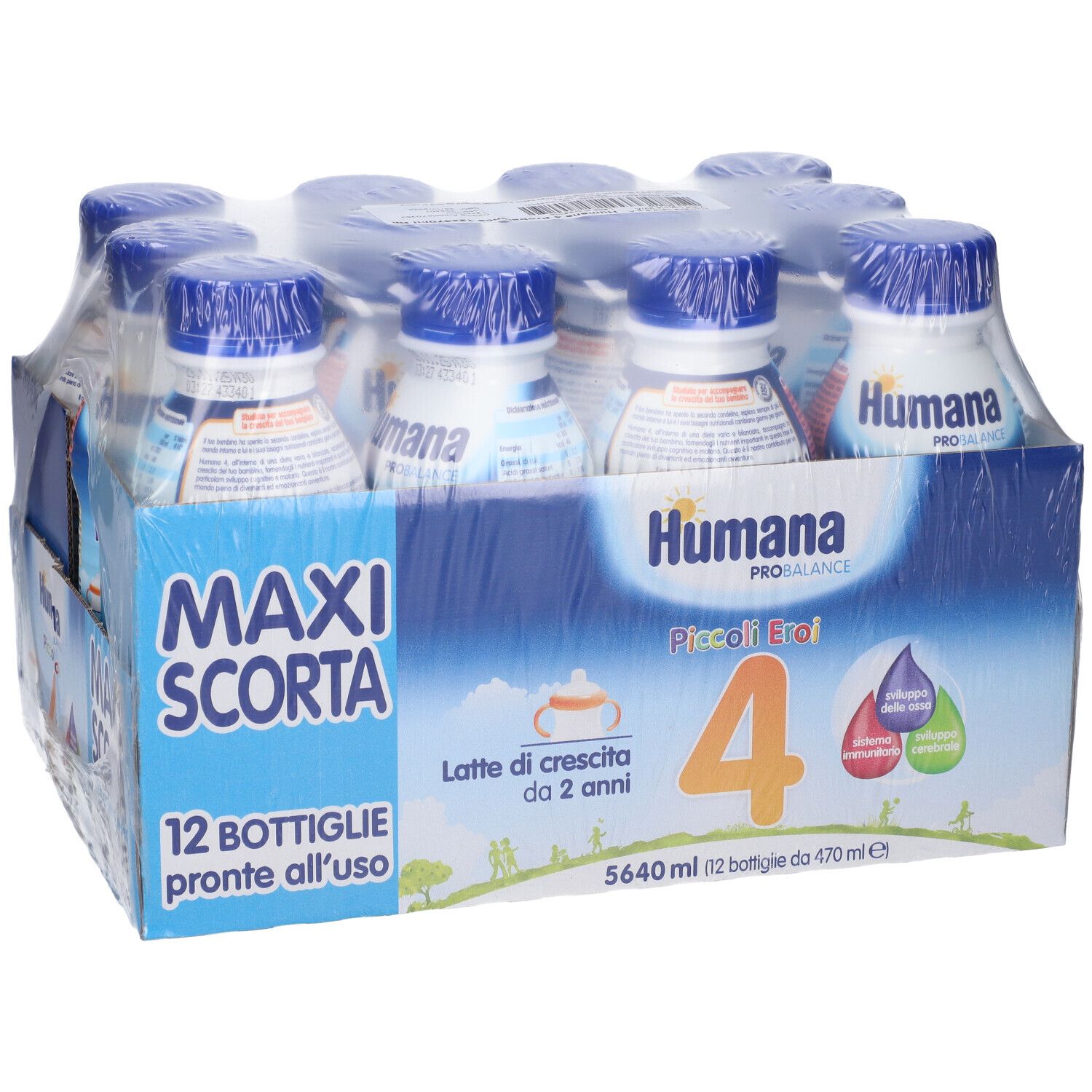 Humana 4 Probalance Multipack 12 Bottiglie