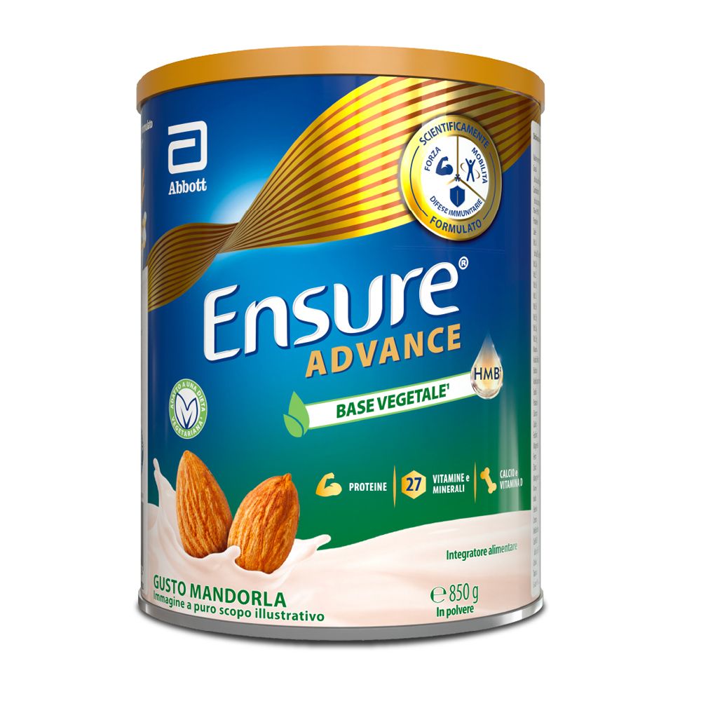 Ensure® Advance Base Vegetale Integratore in polvere Mandorla