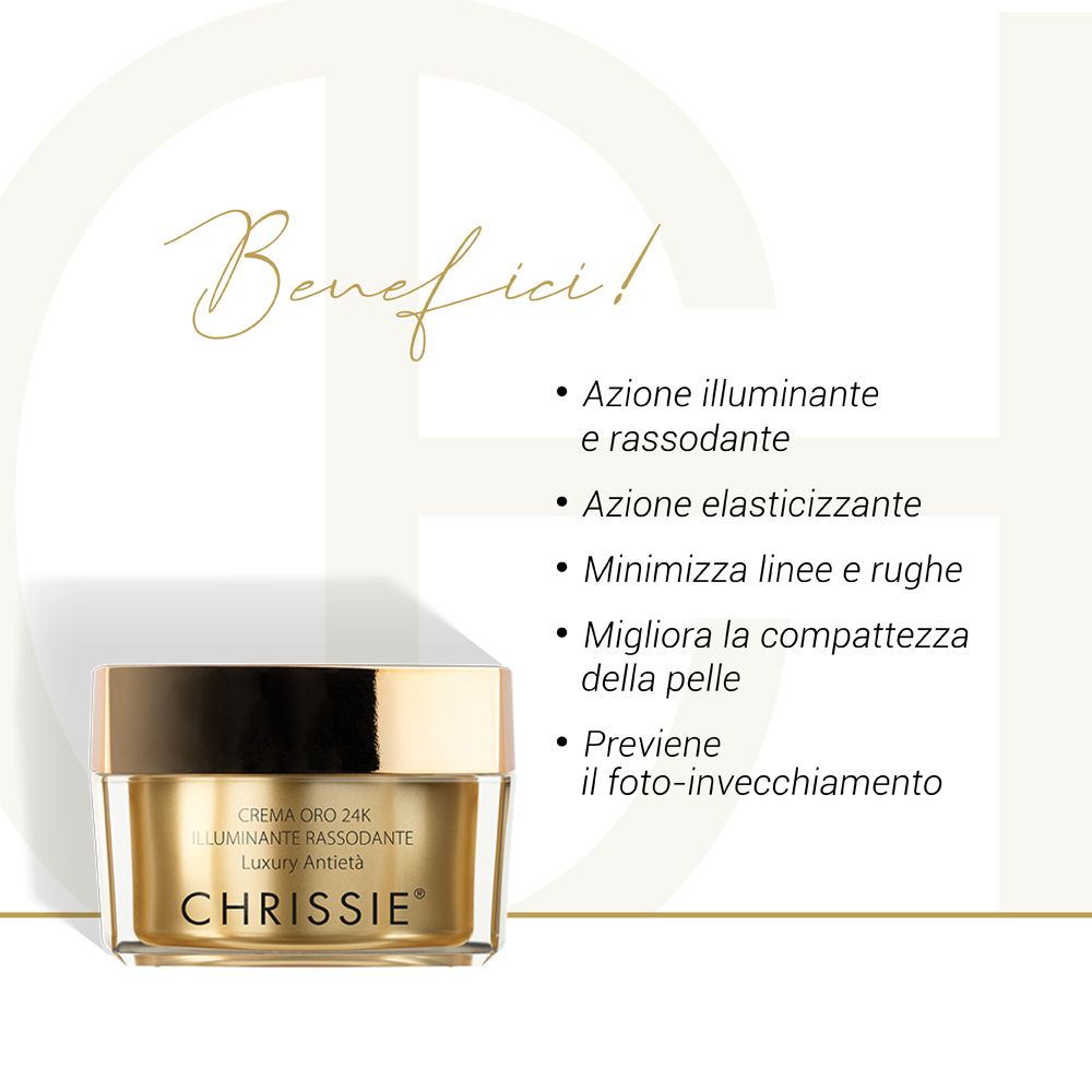 Chrissie Crema Oro 24K Illuminante Rassodante