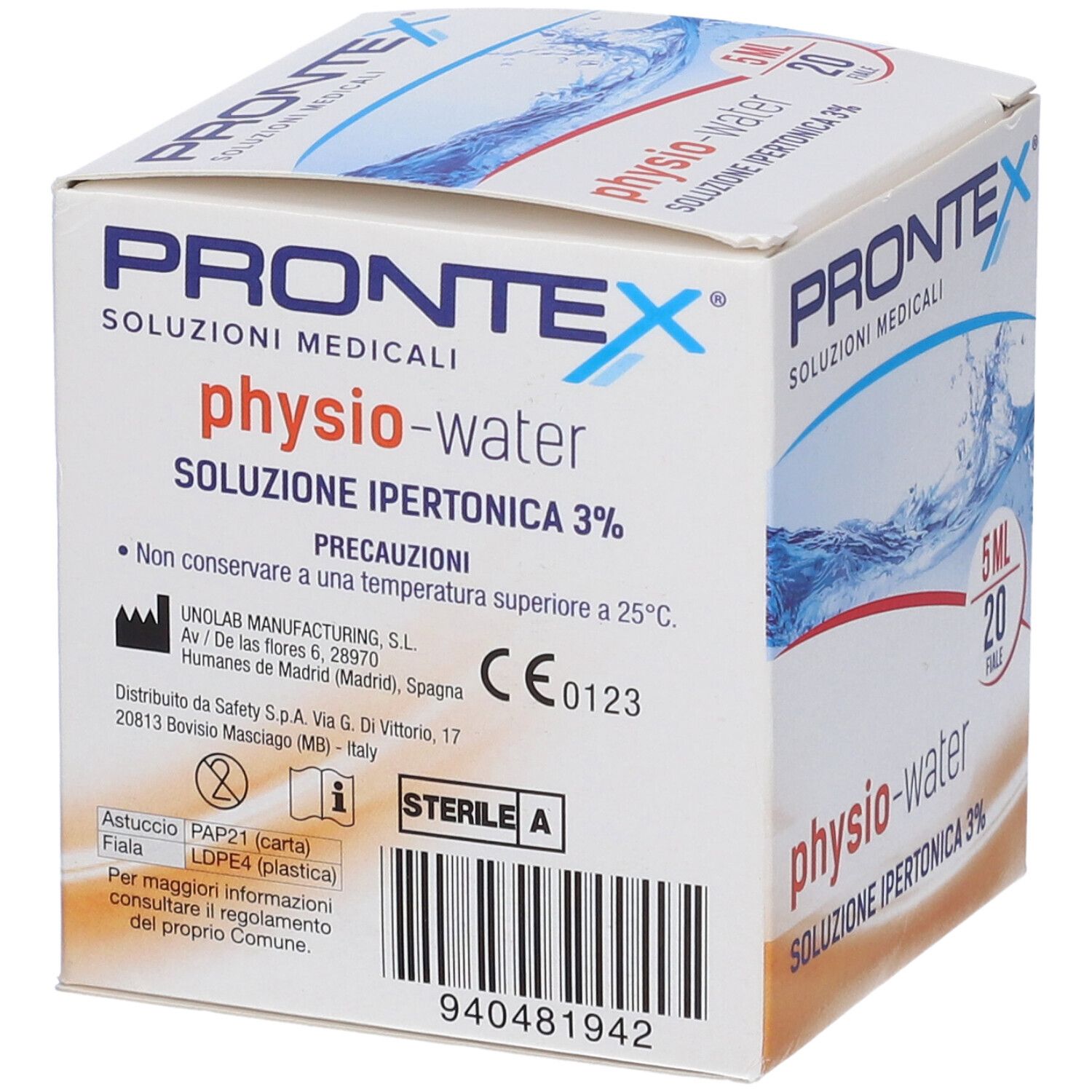 Physio-Water Ipertonica Fiale 5 Ml