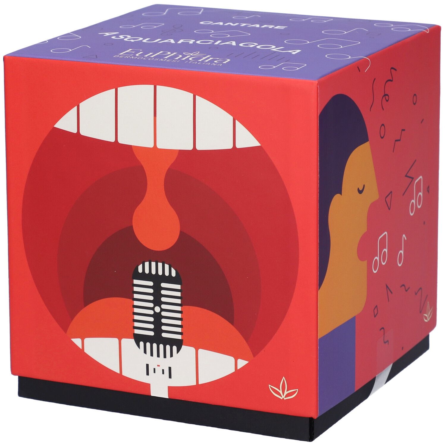 Euphidra Cofanetto Regalo Cantare a Squarciagola B5 Calm Siero Viso Lenitivo + Crema Gel