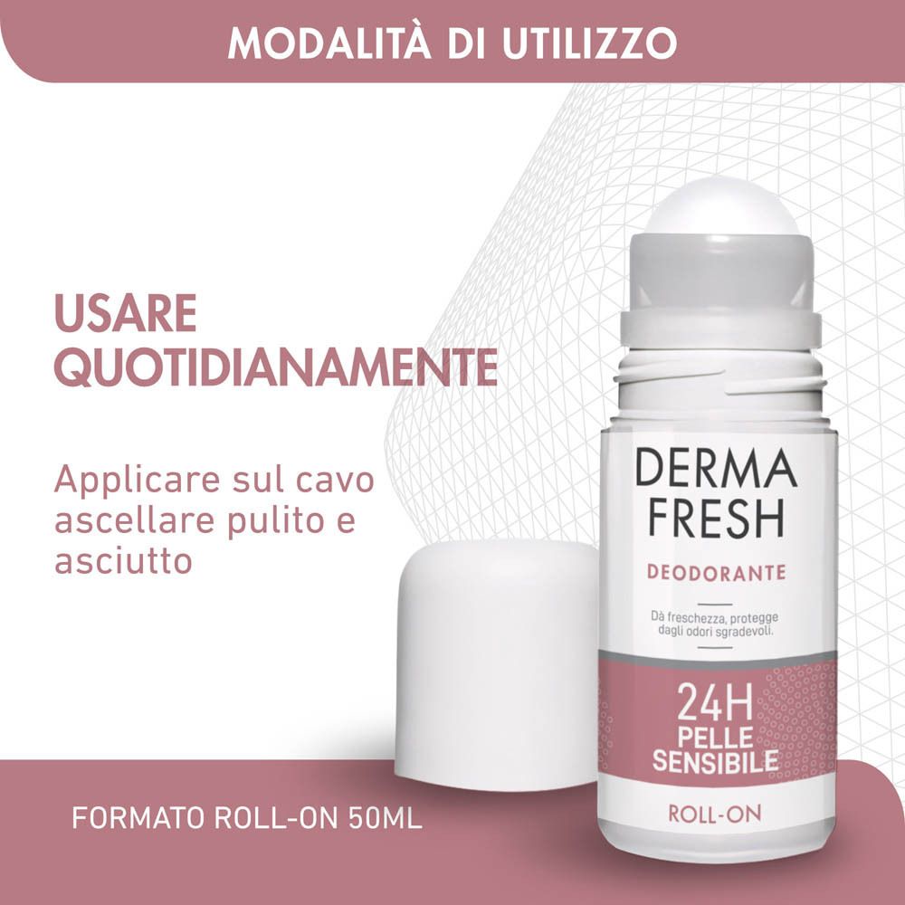 Deodorante roll-on. Utilizzo: Applicare quotidianamente su ascelle pulite e asciutte. Formato roll-on.