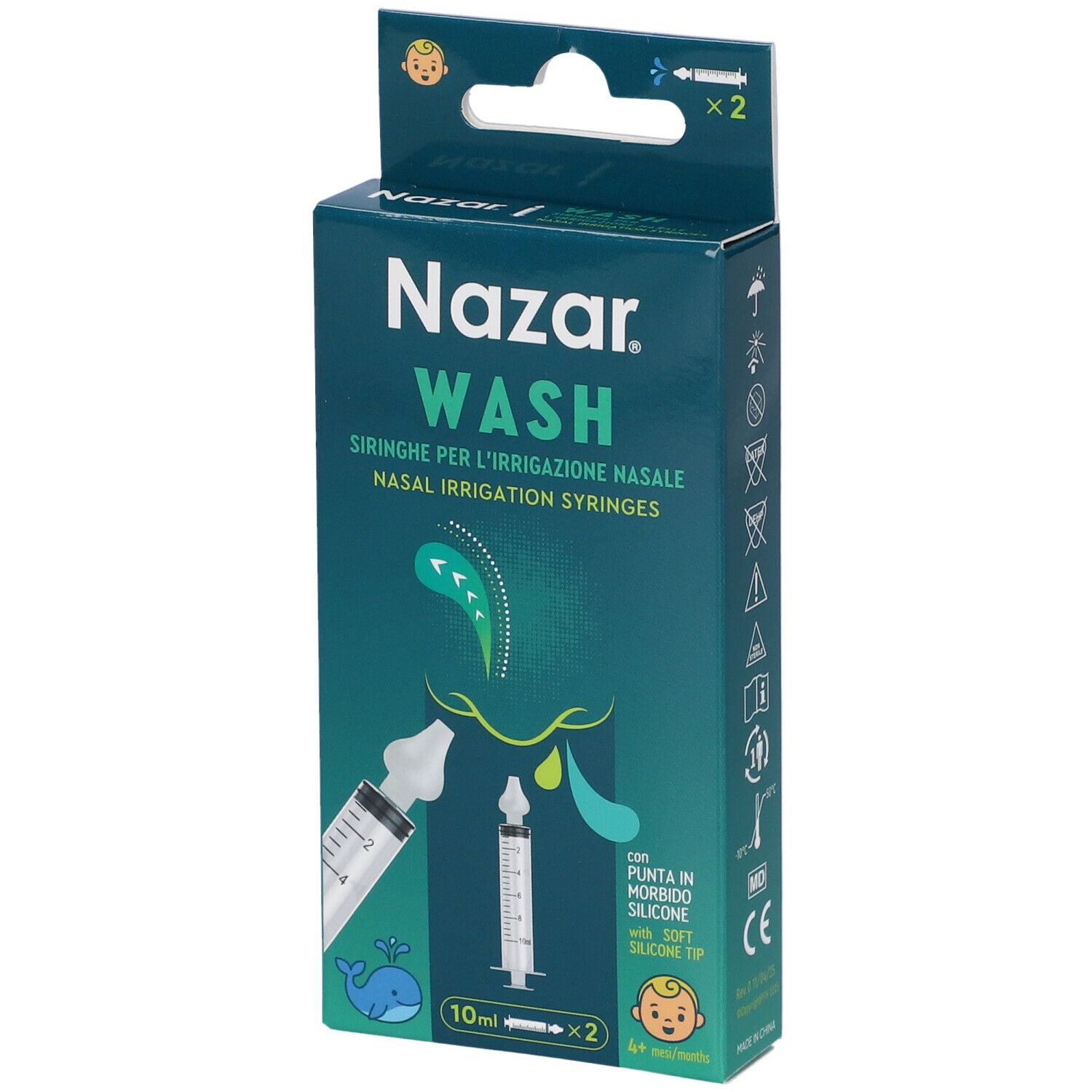 Nazar Wash Siringa Irrigazione Nasale