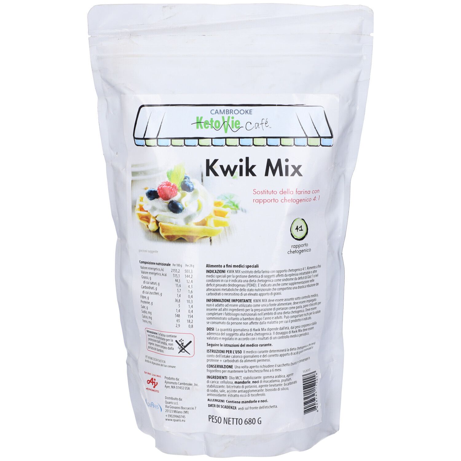 Ketovie Kwik Mix 1Bust 680G