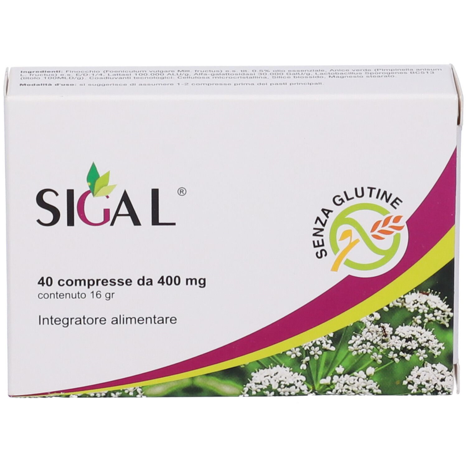 Sigal 40 Compresse 16 G