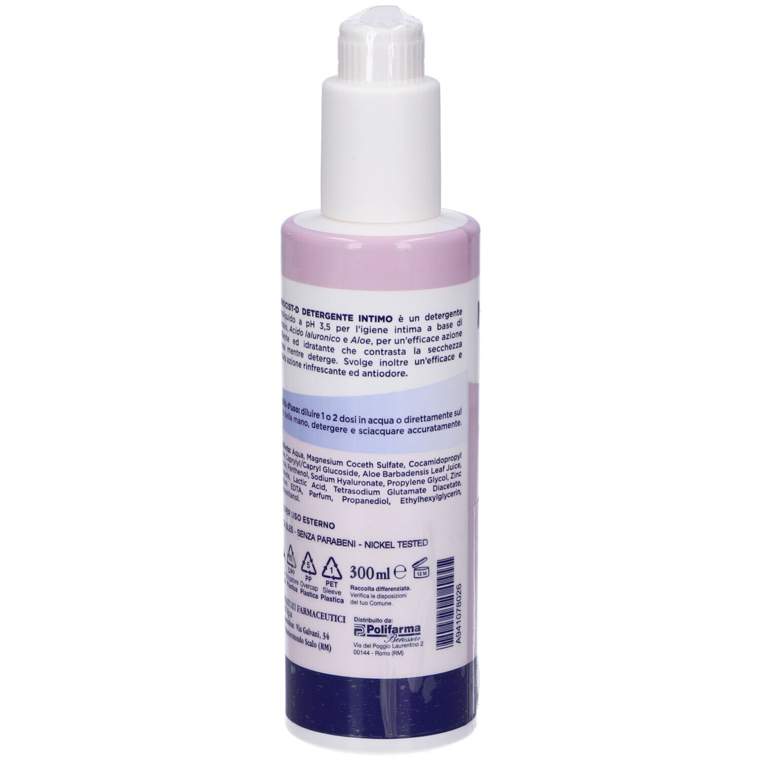 Mannocist-D Detergente Intimo Ph 3,5 300 Ml