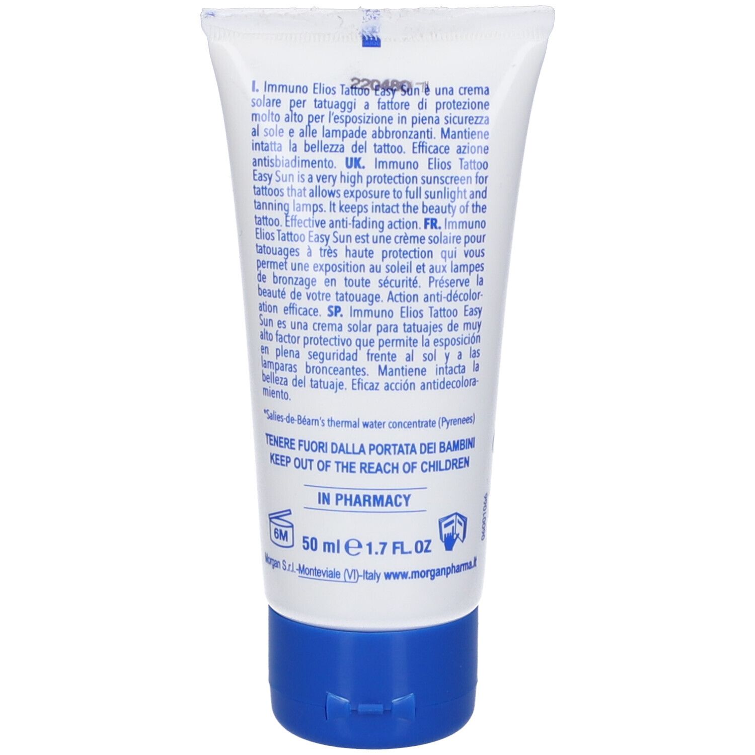 Immuno Elios Tattoo Eas Spf50+