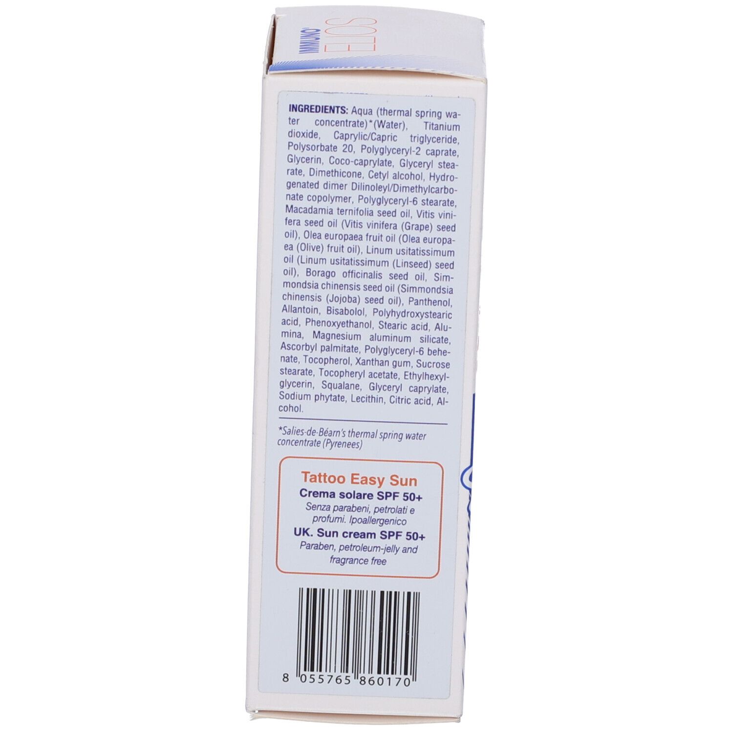 Immuno Elios Tattoo Eas Spf50+
