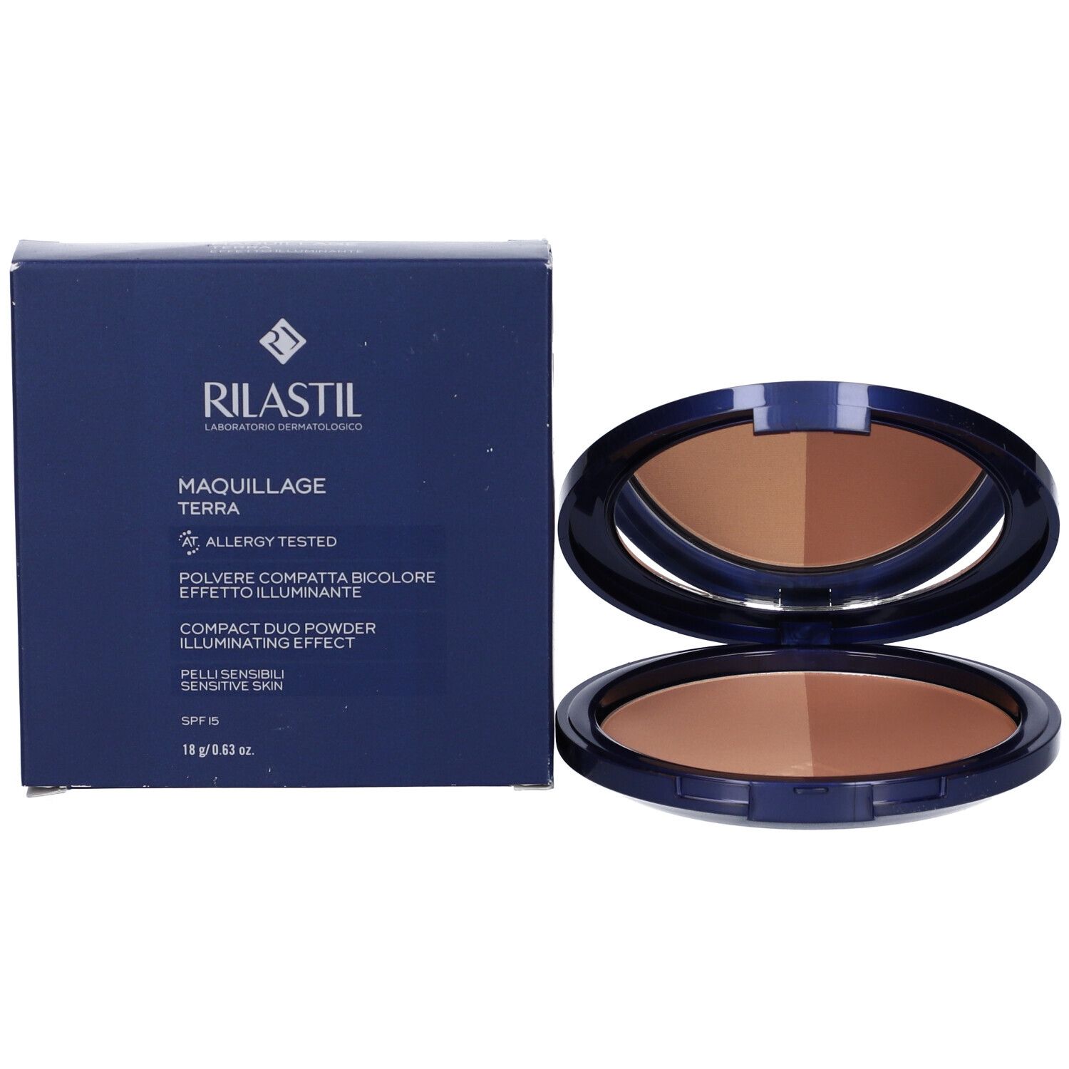 Rilastil Maquillage Terra Compatta Illuminante Bicolor