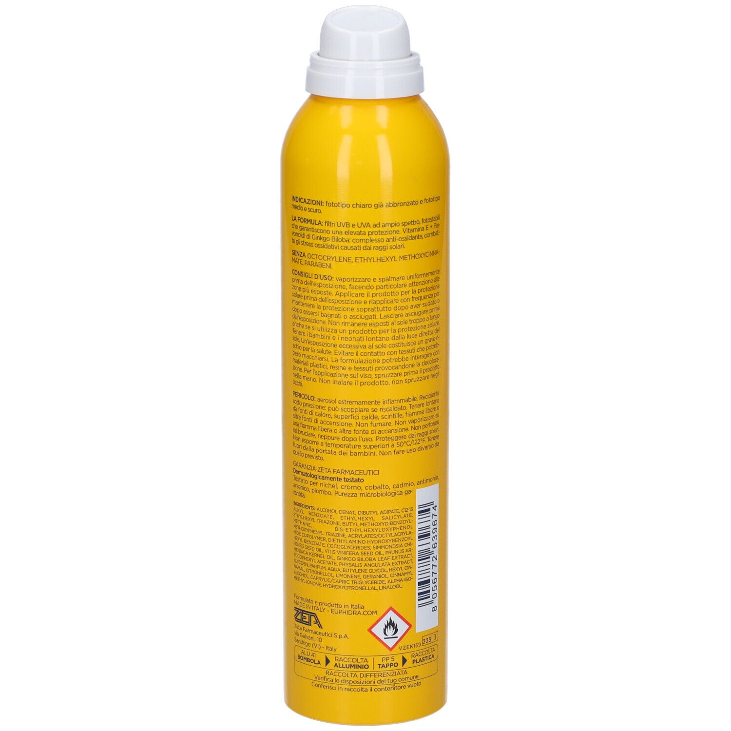 Euphidra Spray Solare Invisibile Spf 30