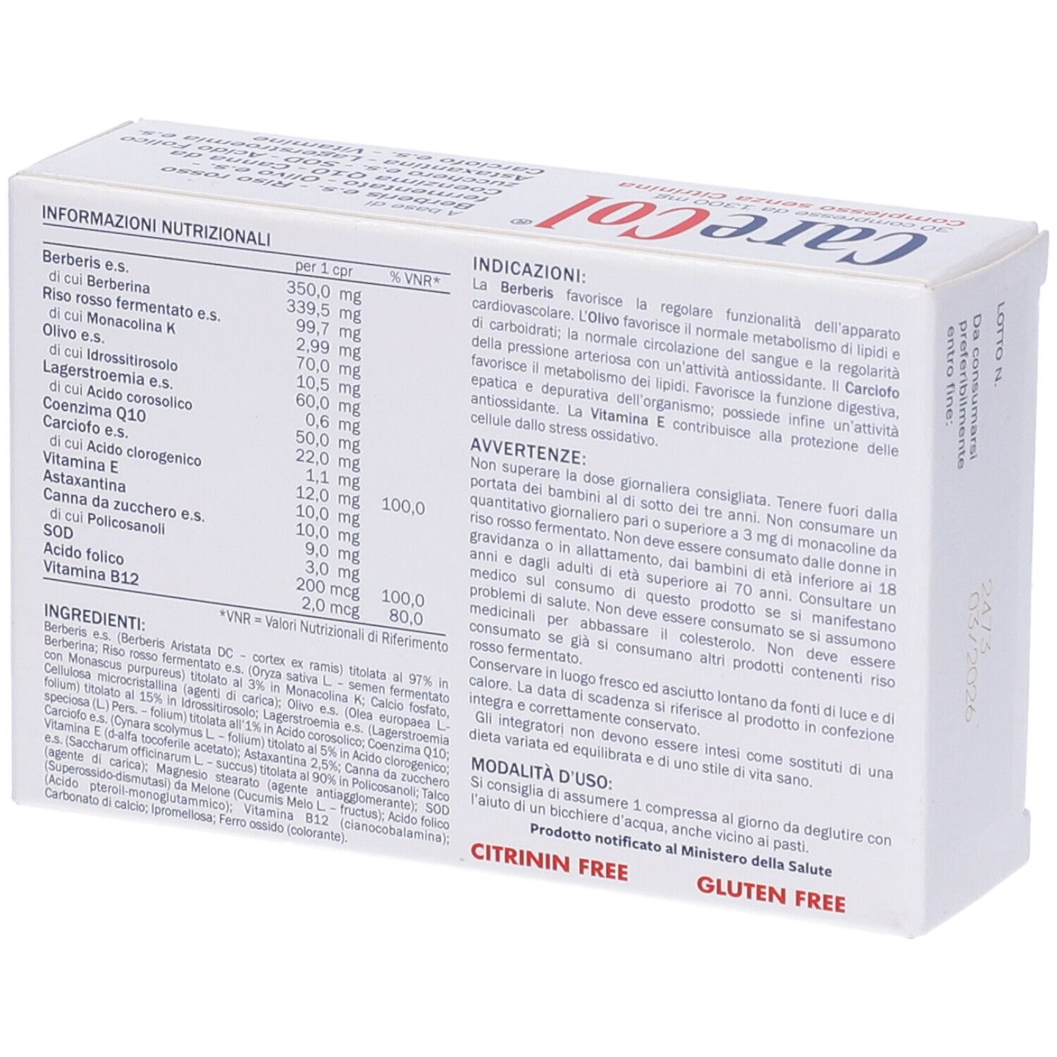 Carecol 30 Compresse