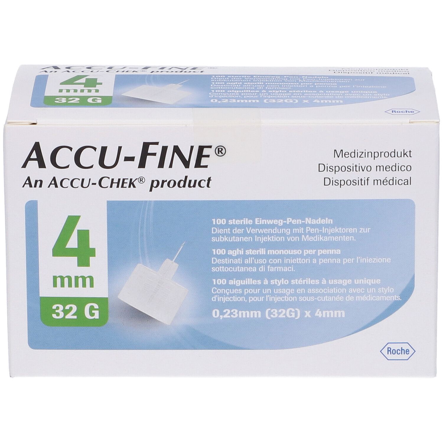 ACCU-FINE® Aghi Sterili 0,23 mm (32G) x 4 mm