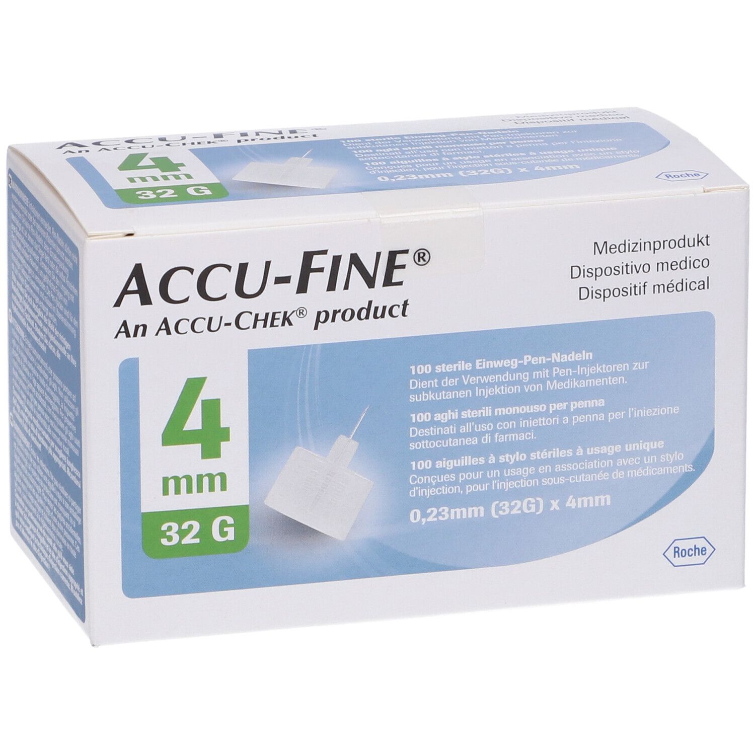 ACCU-FINE® Aghi Sterili 0,23 mm (32G) x 4 mm
