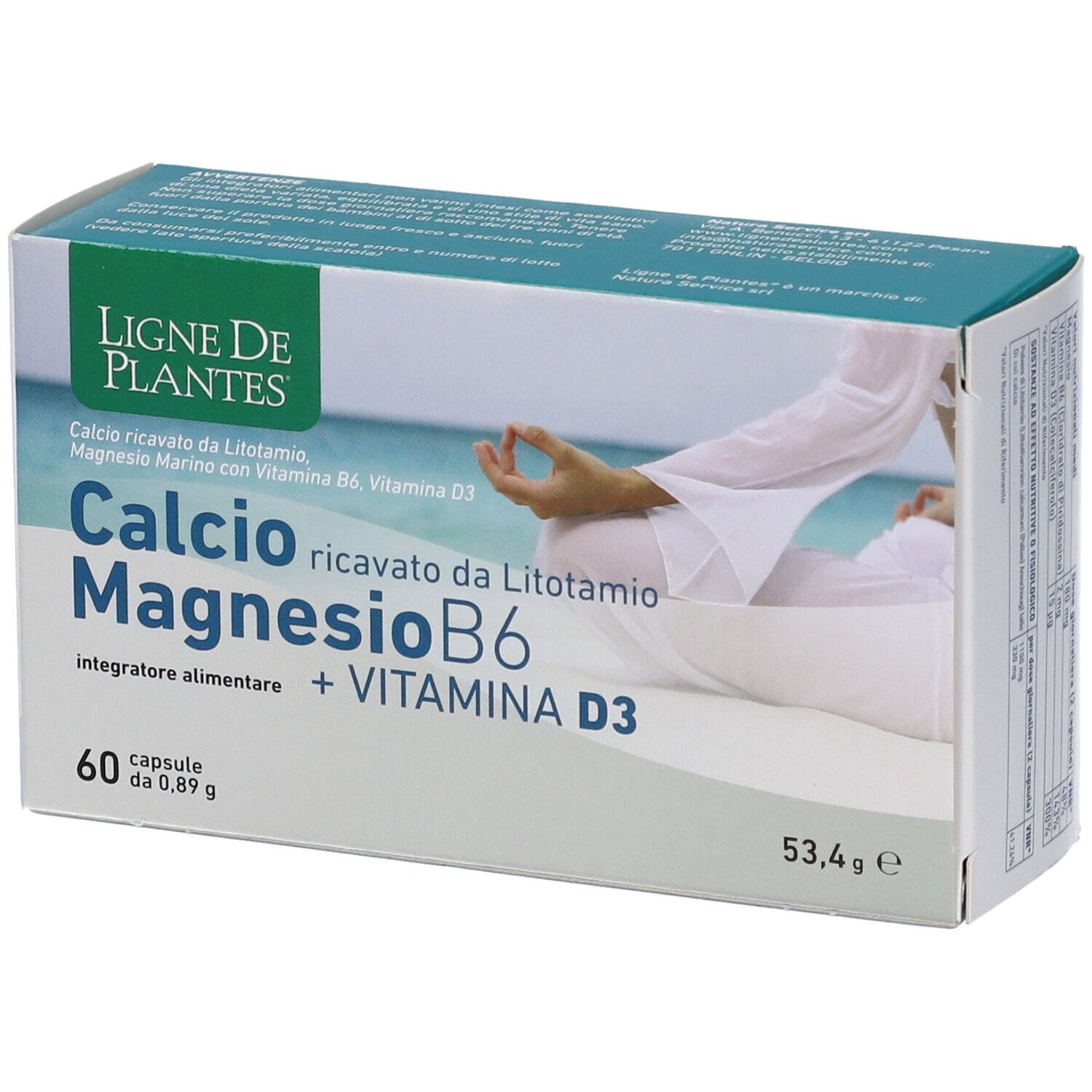Calcio + Magnesio B6 + Vitamina D3 60 Capsule
