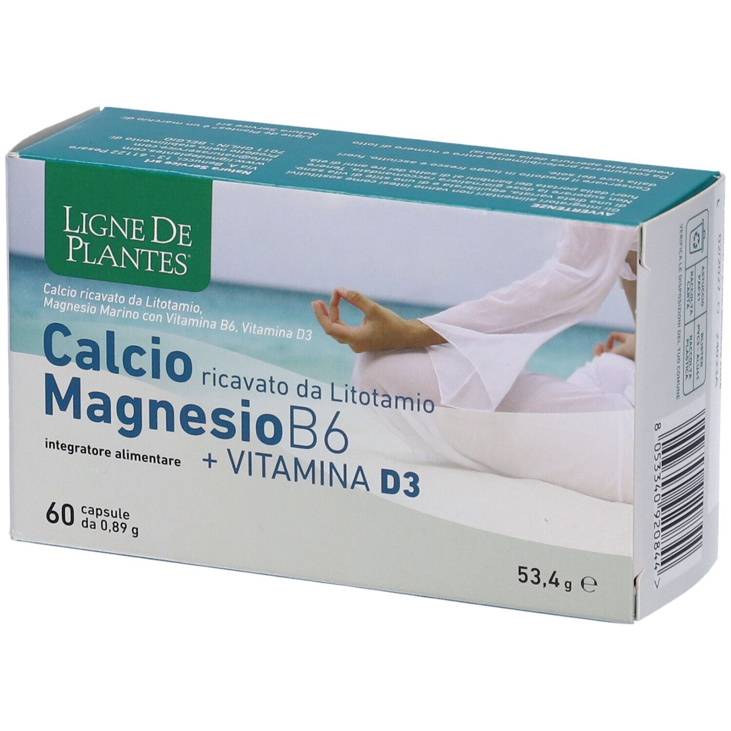 Calcio + Magnesio B6 + Vitamina D3 60 Capsule