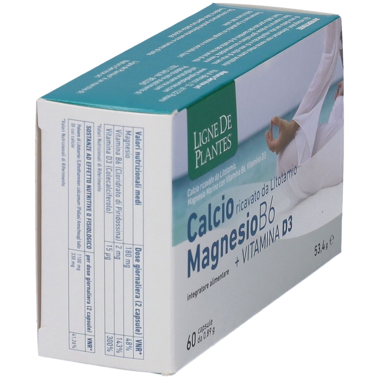 Calcio + Magnesio B6 + Vitamina D3 60 Capsule