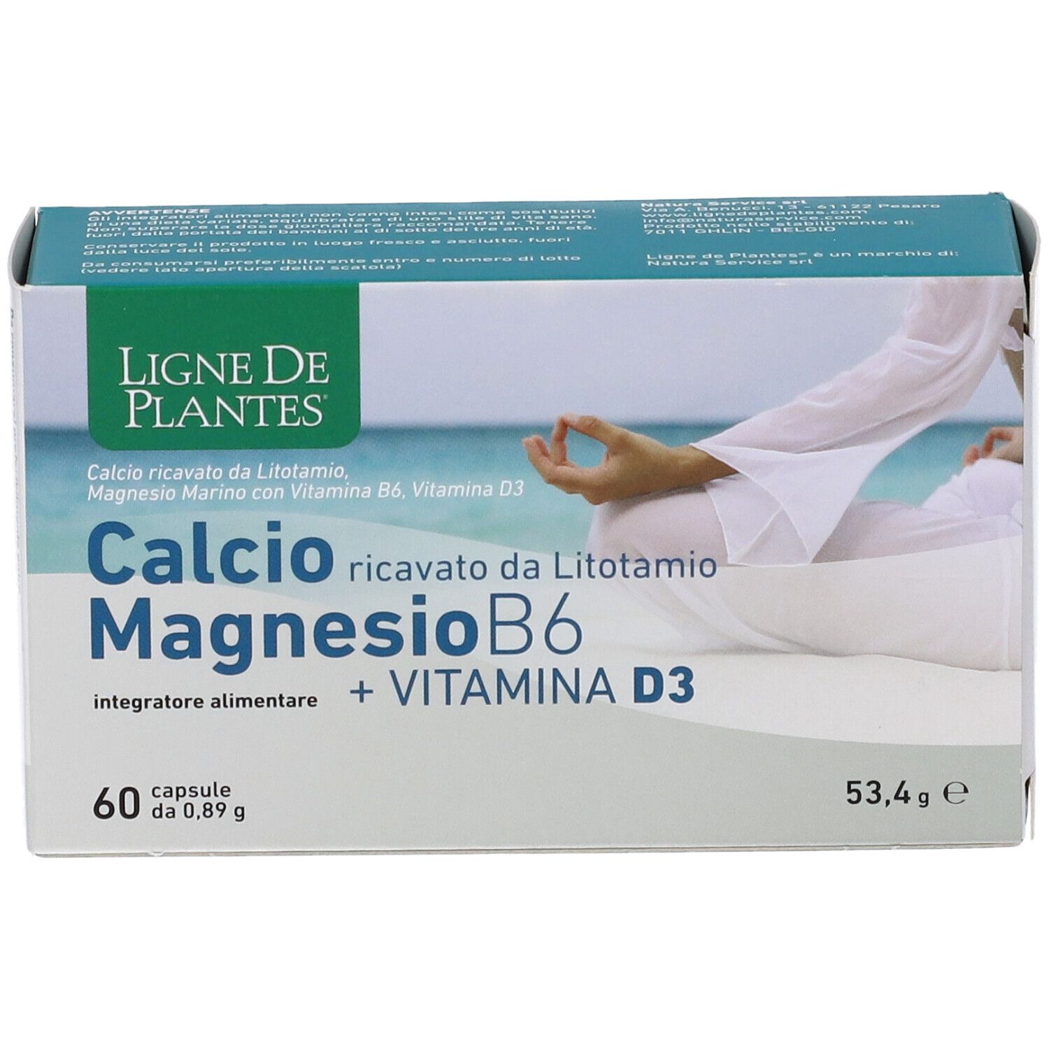 Calcio + Magnesio B6 + Vitamina D3 60 Capsule