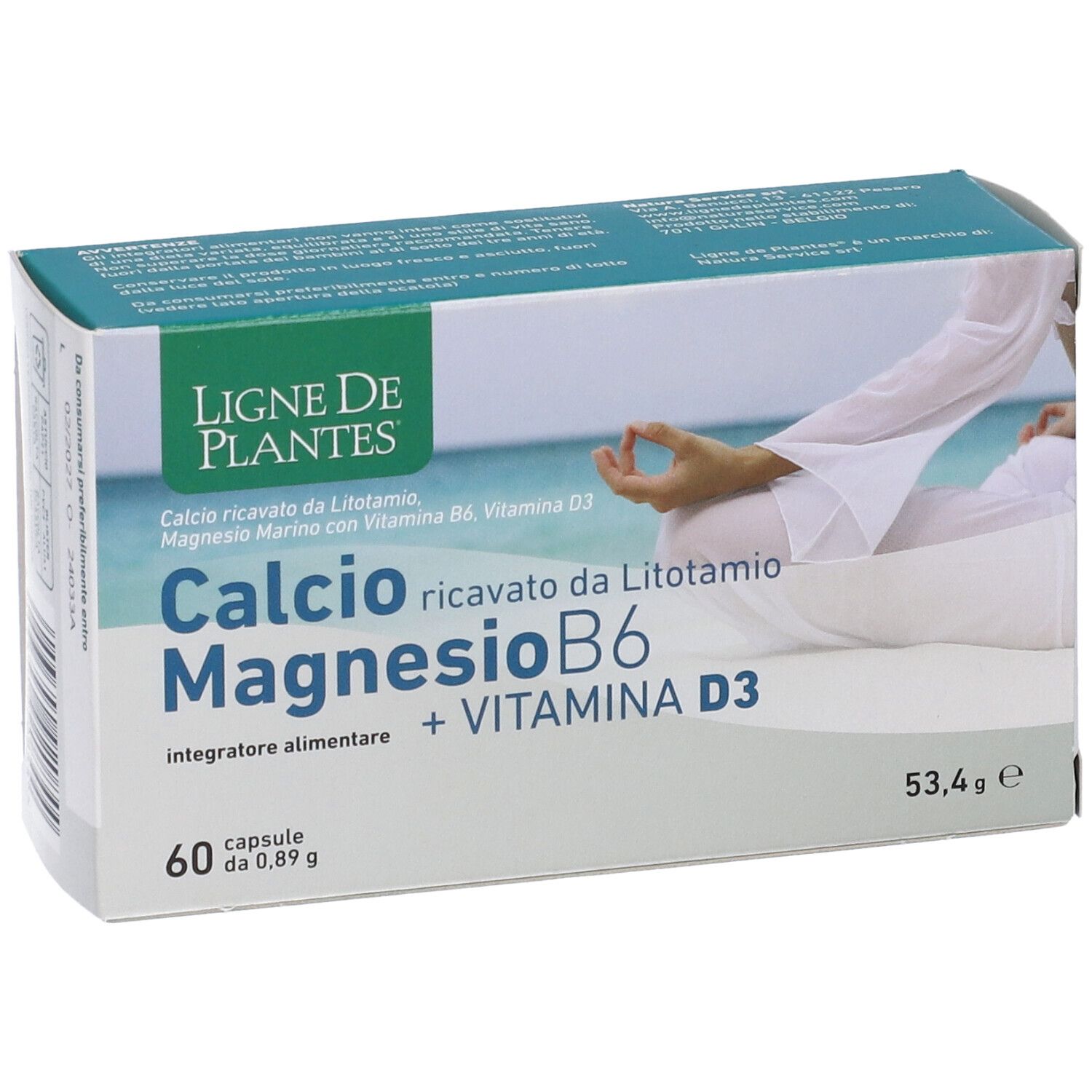 Calcio + Magnesio B6 + Vitamina D3 60 Capsule