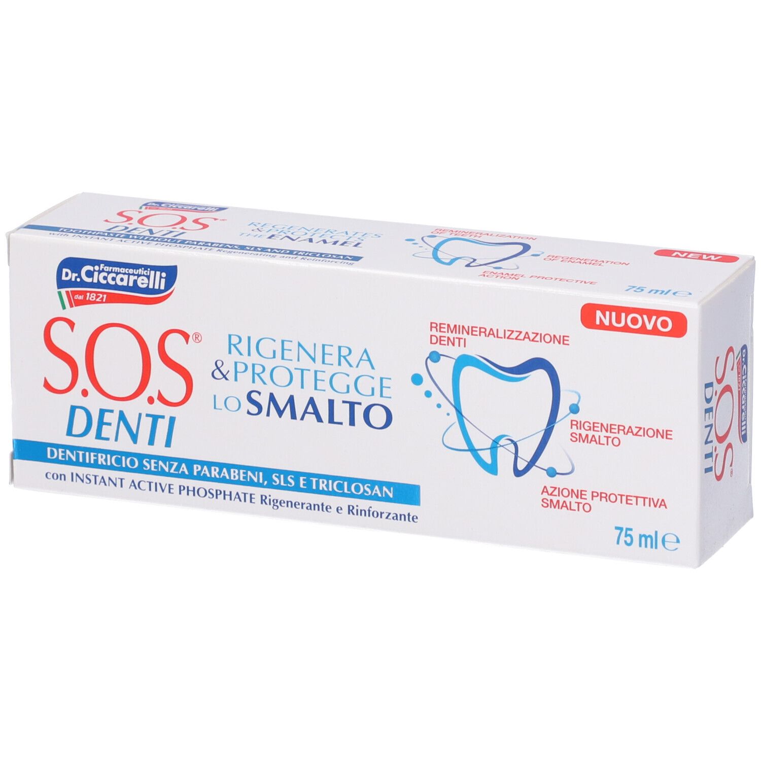 SOS Denti Dentifricio Rigenera Smalto