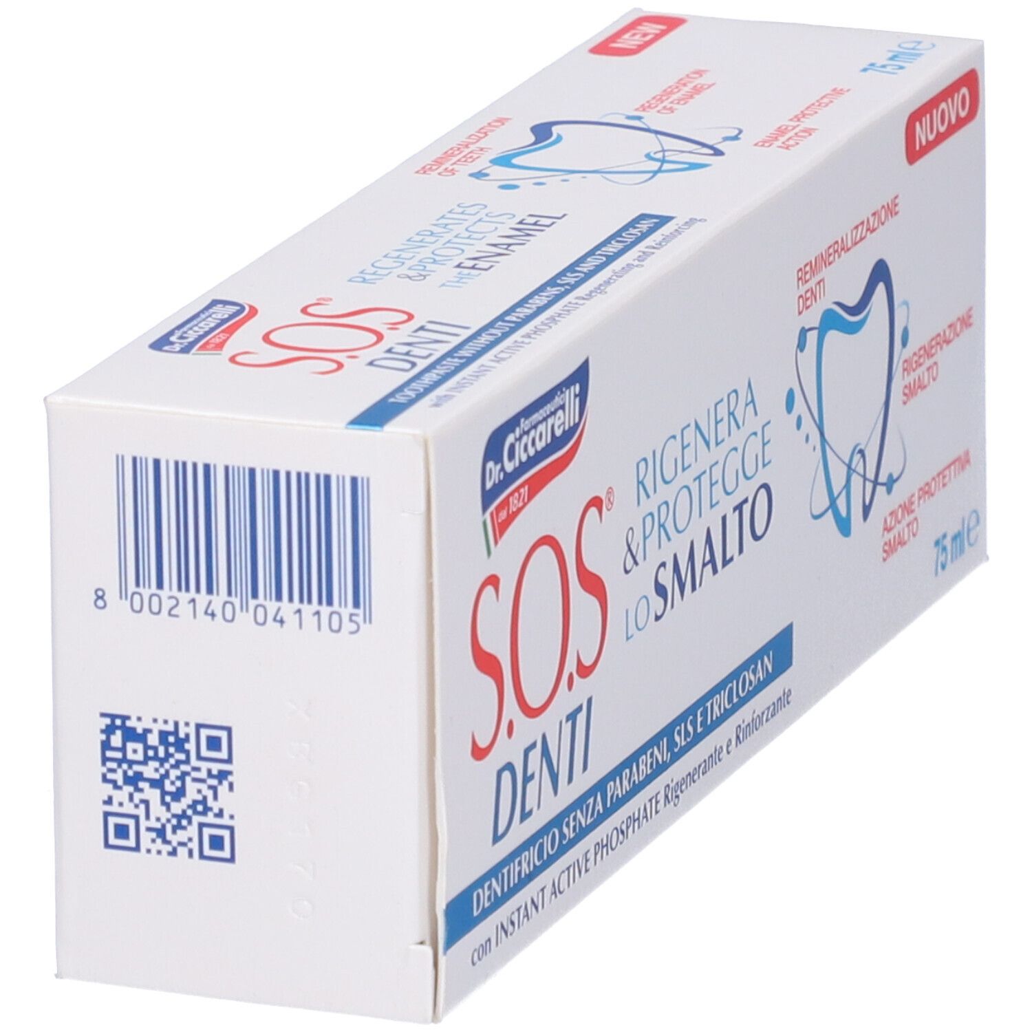 SOS Denti Dentifricio Rigenera Smalto