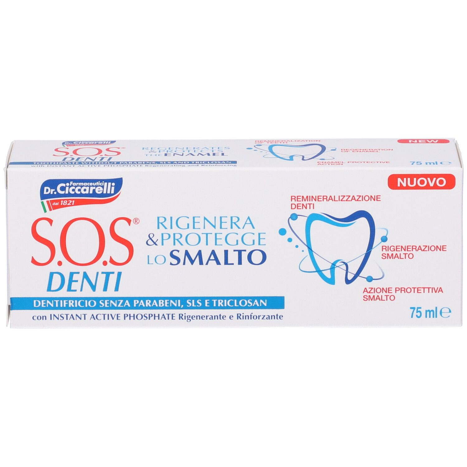 SOS Denti Dentifricio Rigenera Smalto