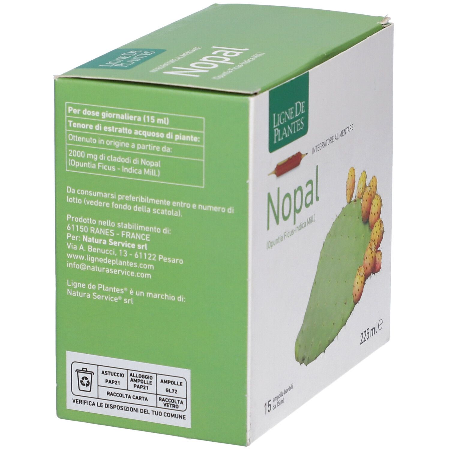 Nopal 15 Ampolle Bevibili Da 15 Ml