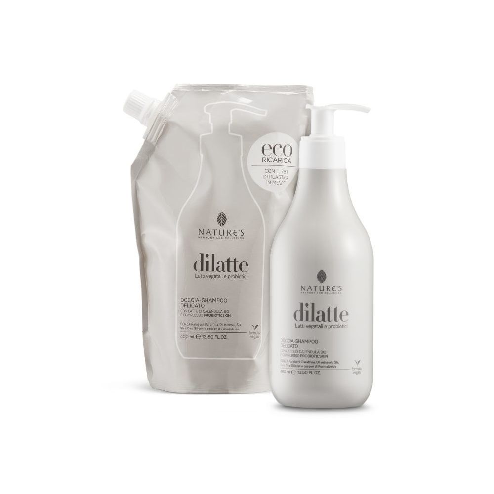Nature'S Dilatte Docciashampoo Ricarica 400 Ml